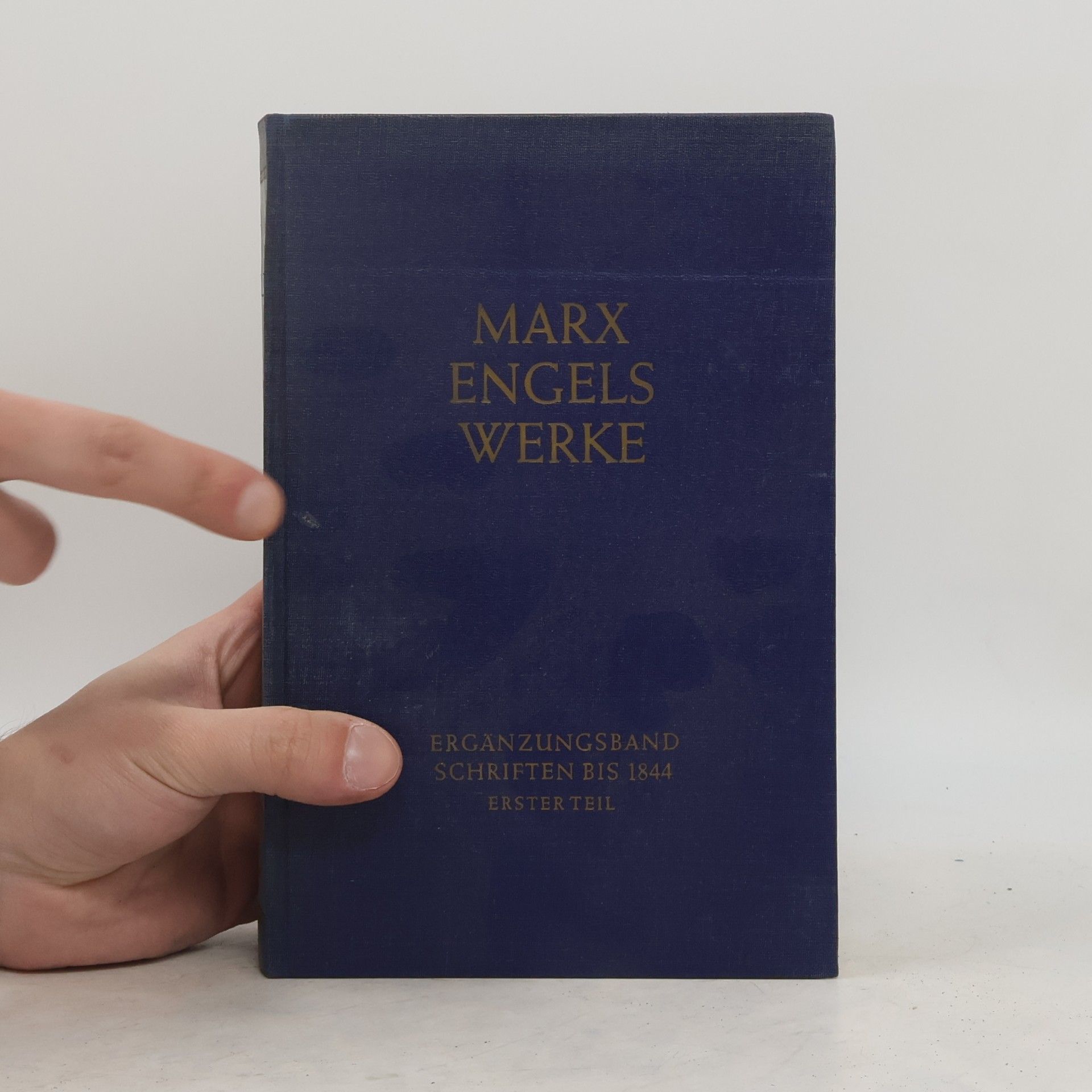 Karl Marx Marx Engels Werke. Ergänzungsband