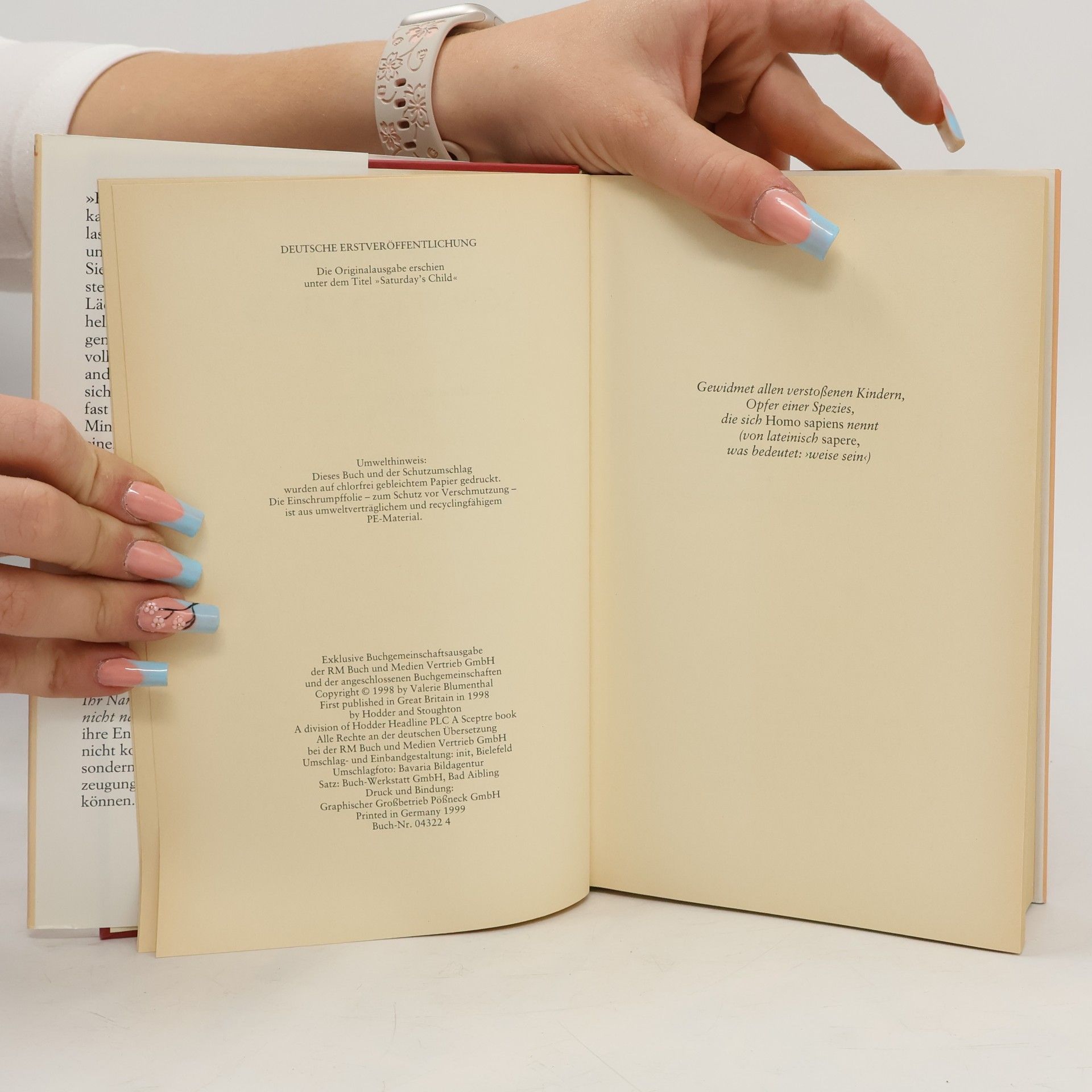 Valerie Blumenthal Schattenkind
