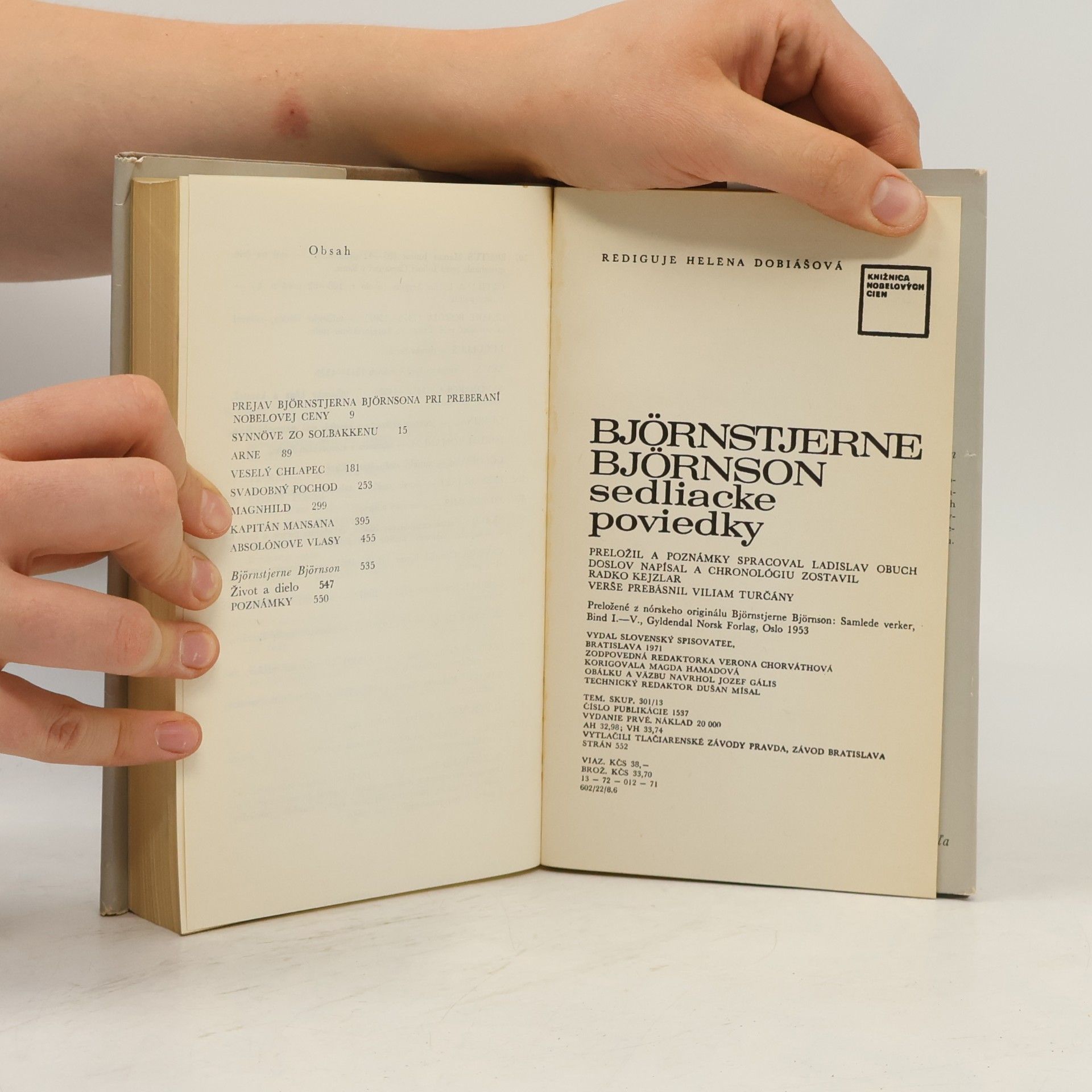 Bjørnstjerne Bjørnson Sedliacke poviedky