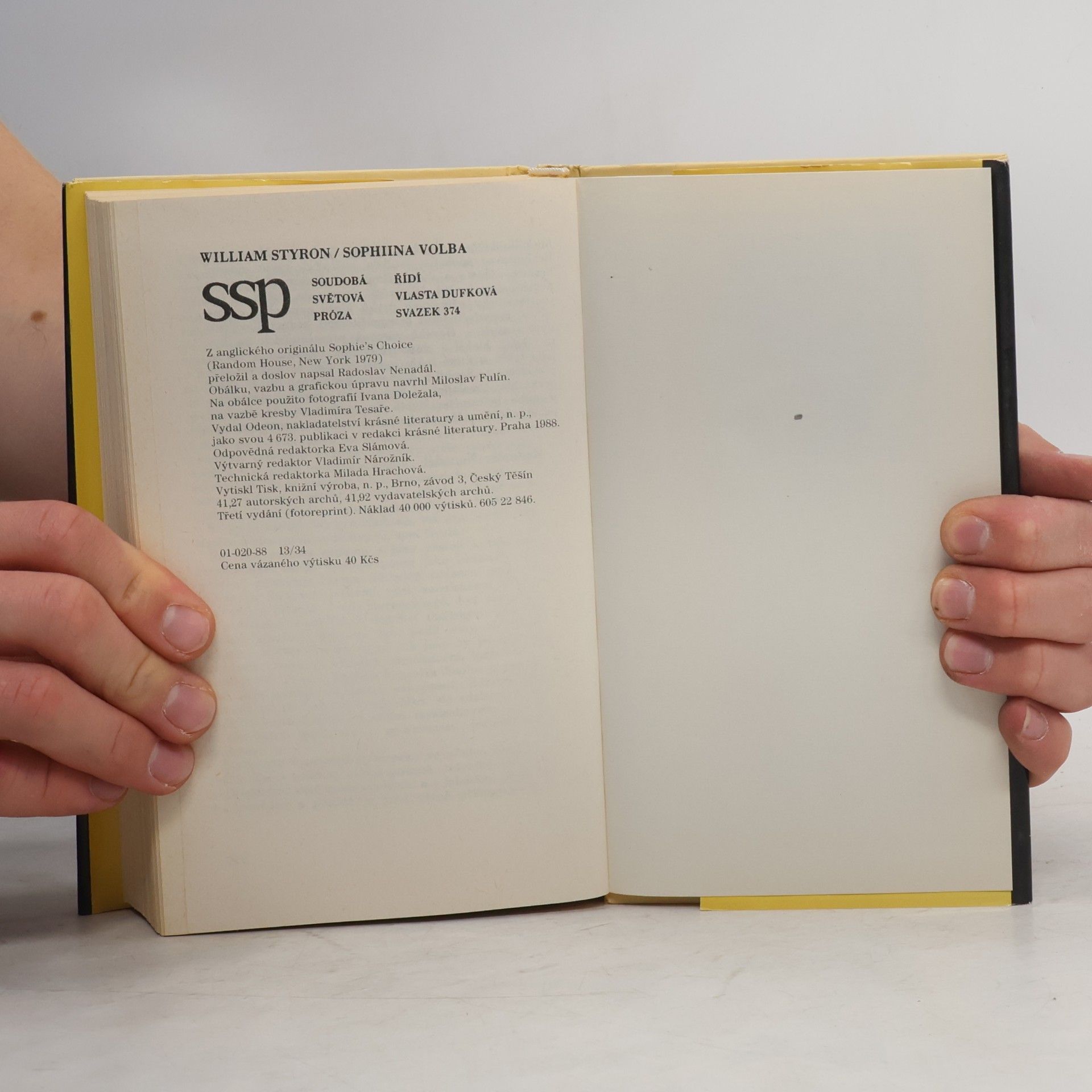 William Styron Sophiina volba