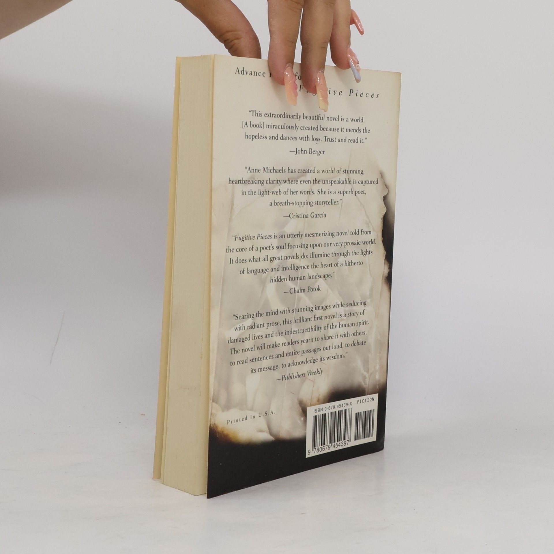 Anne Michaels Fugitive Pieces
