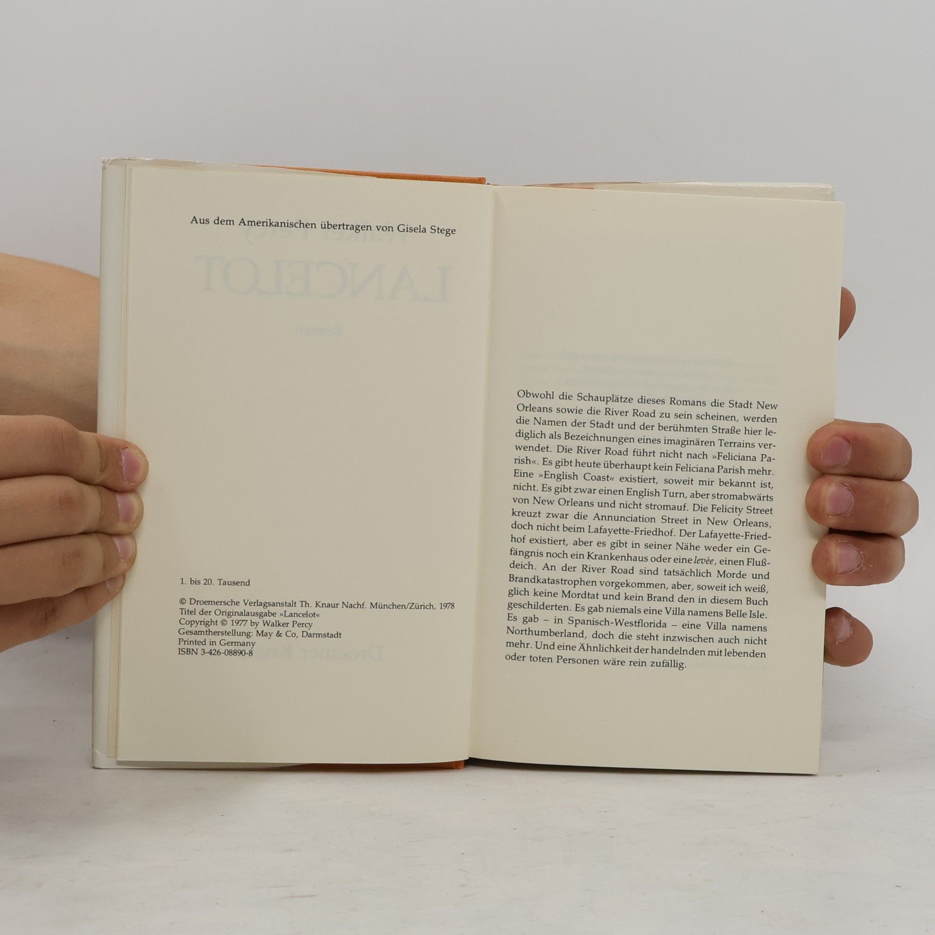 Walker Percy Lancelot