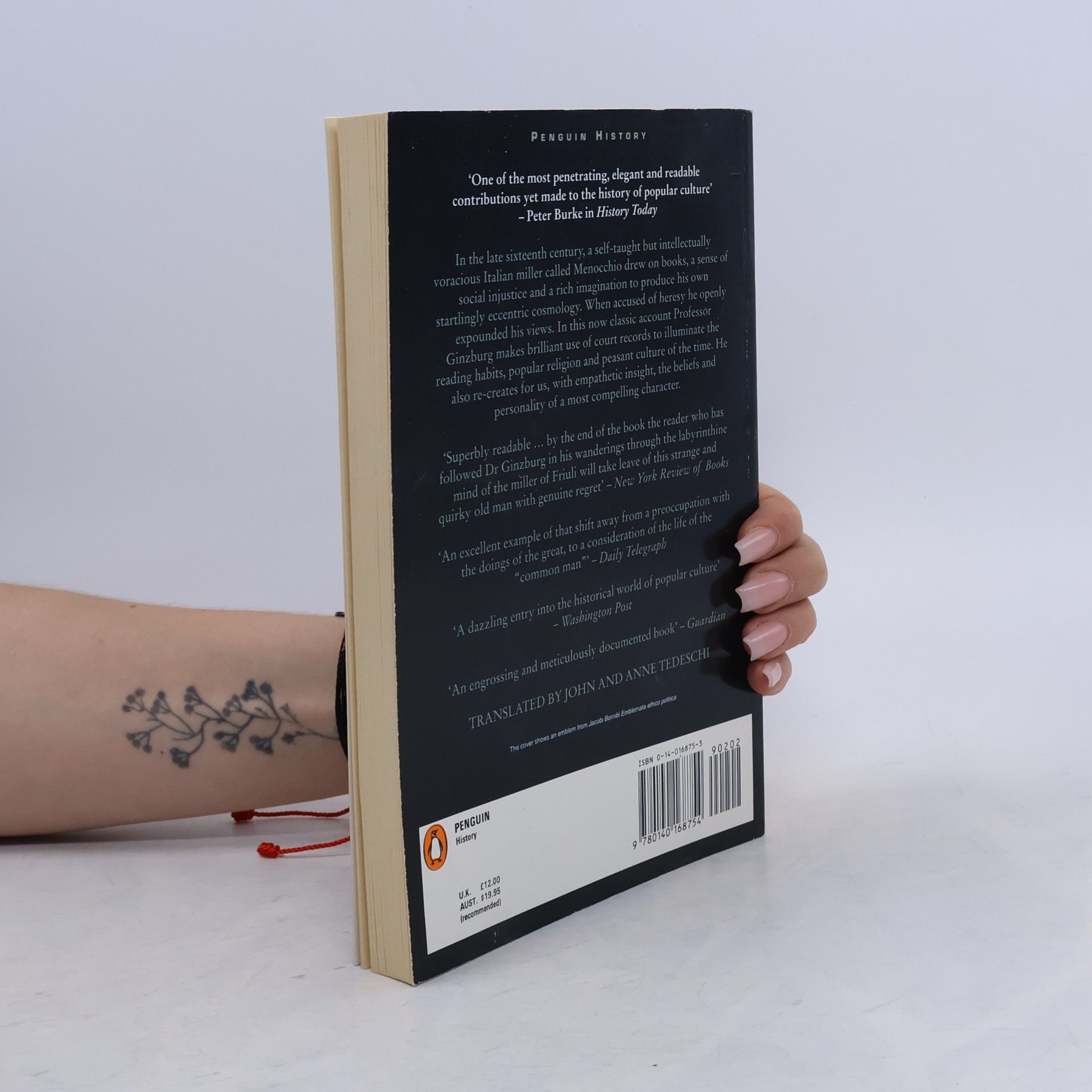 Carlo Ginzburg Cheese and the Worms : Cosmos of a Sixteenth-century Miller