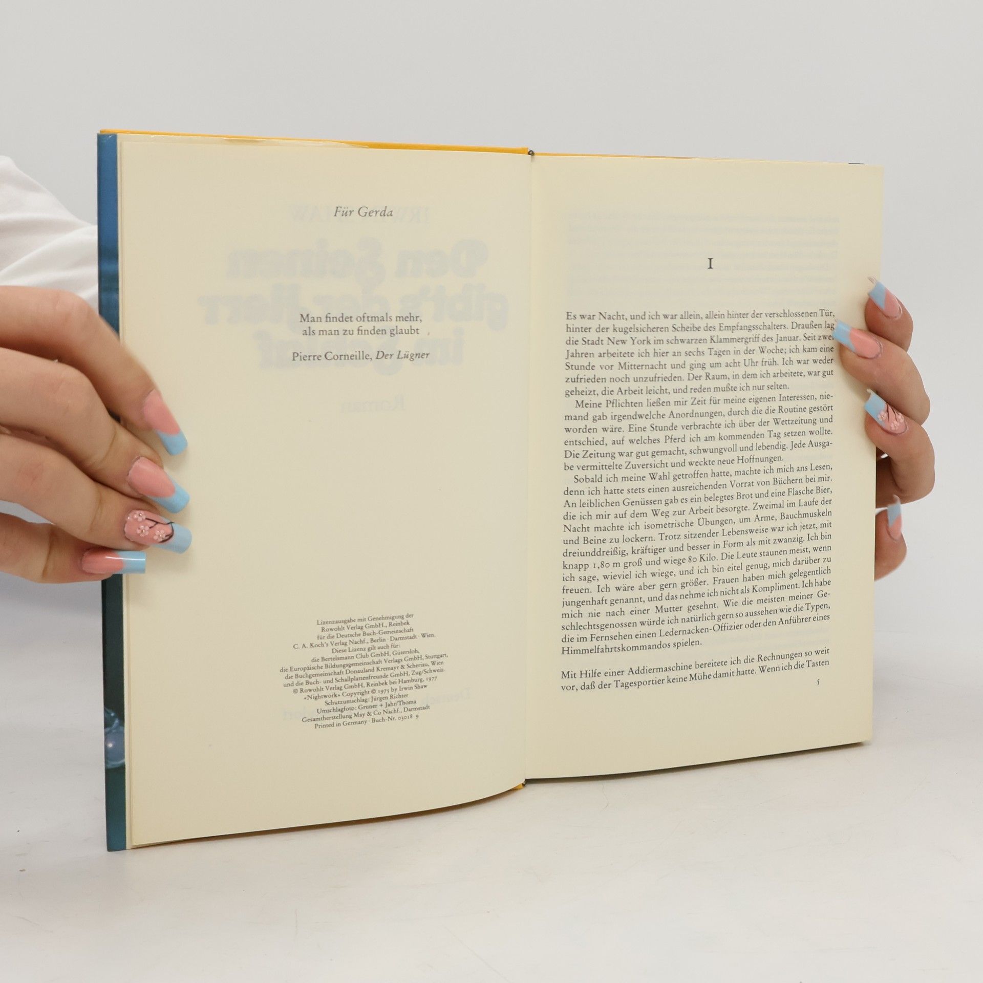 Irwin Shaw Den Seinen gibt's der Herr im Schlaf