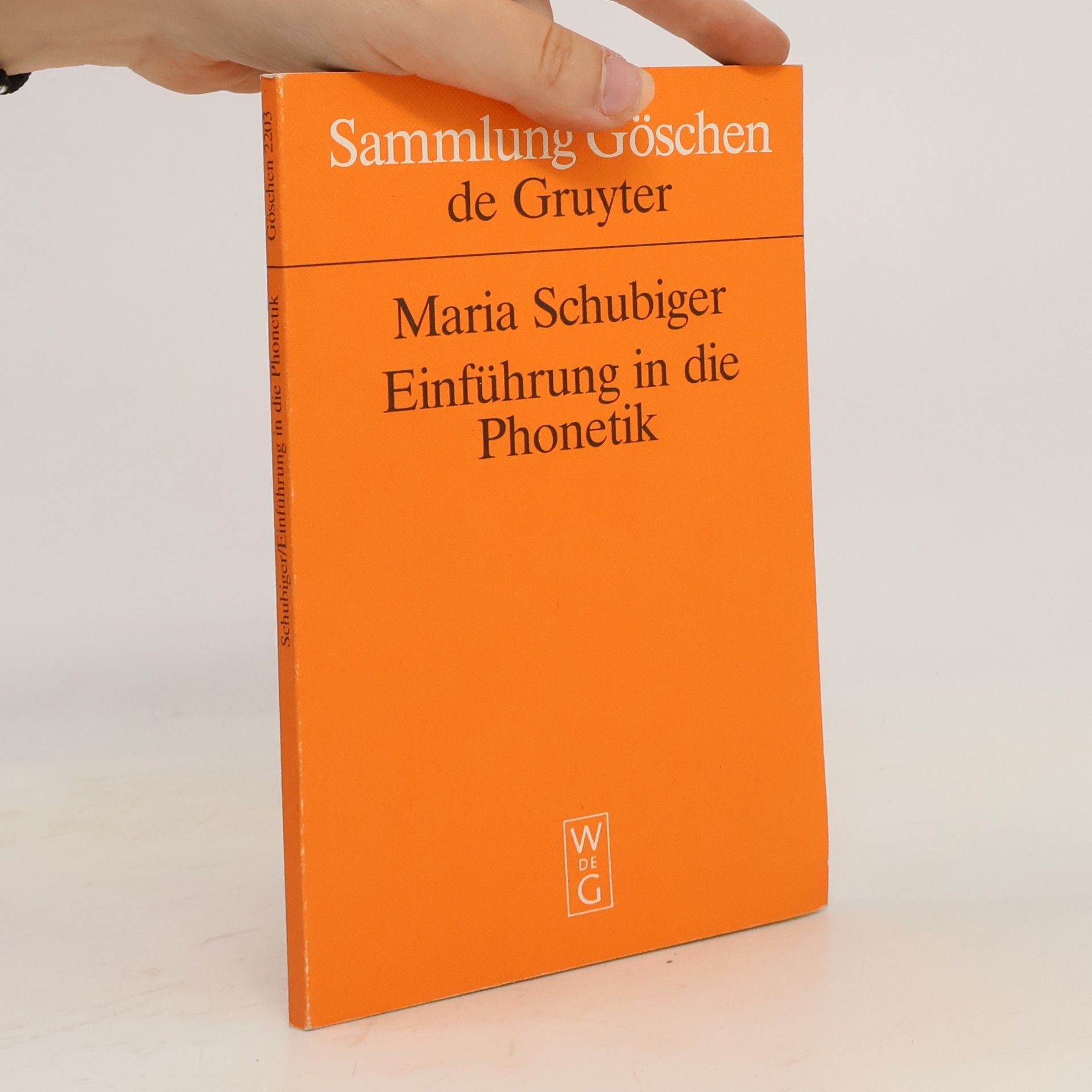 Maria Schubiger Einführung in die Phonetik