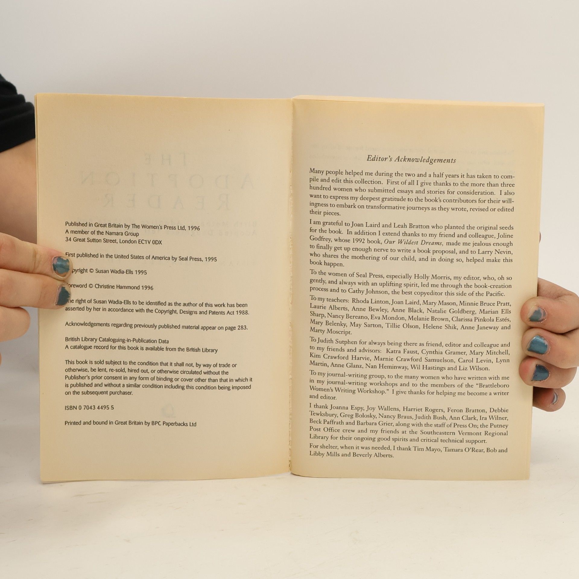 Susan Wadia-Ells The Adoption Reader