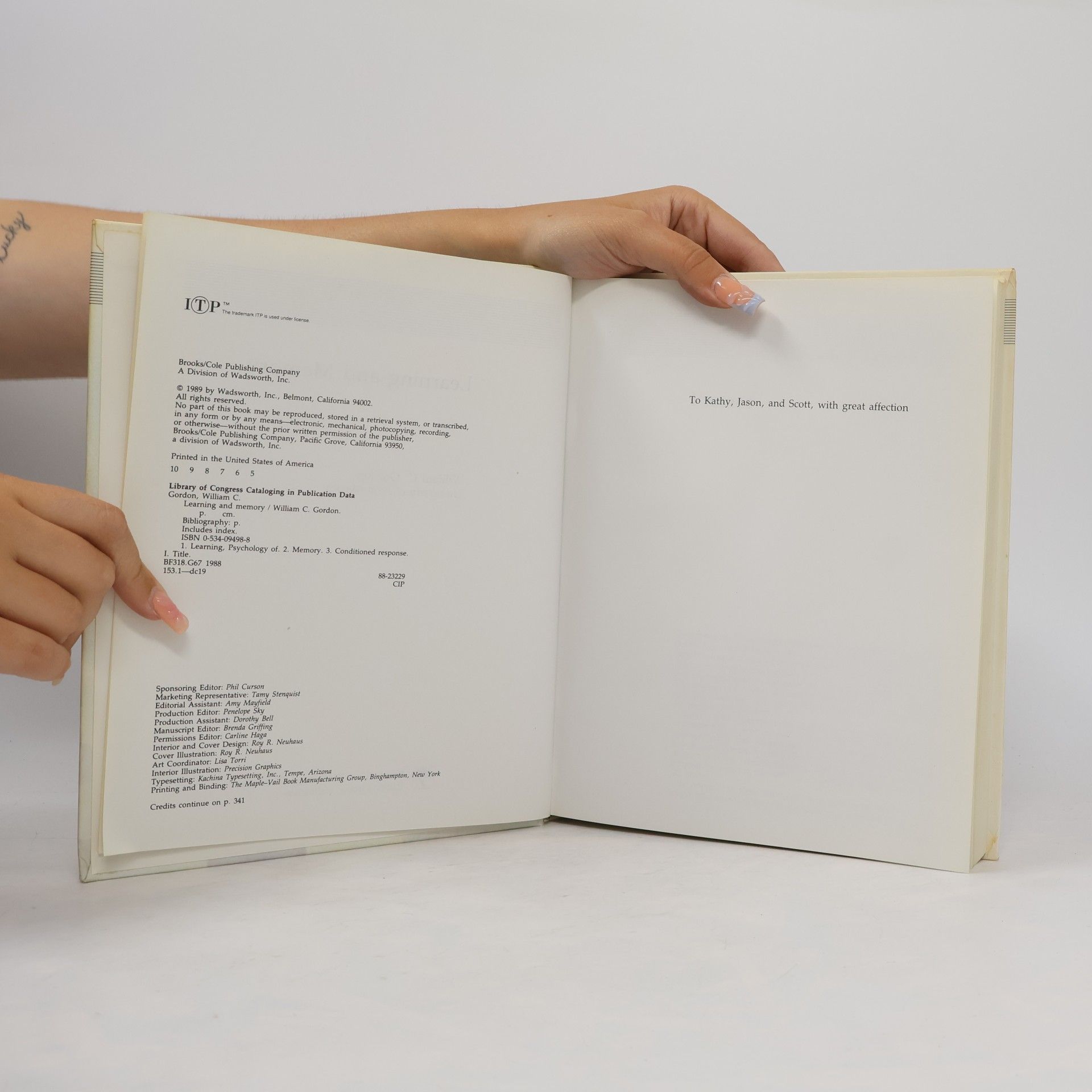 William C. Gordon Learning and Memory