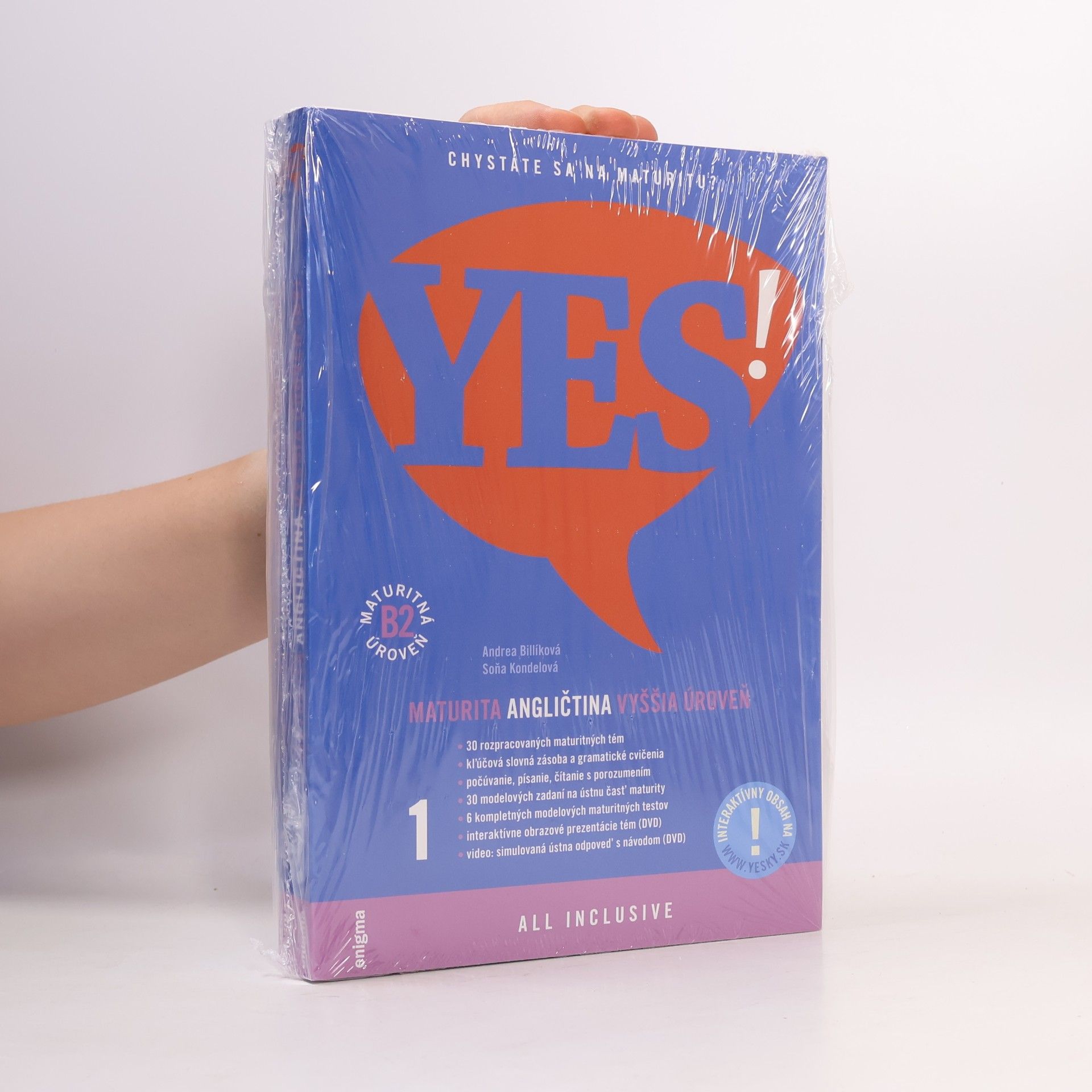 Andrea Bilíková Yes! Angličtina 1. Maturita. Vyššia úroveň B2