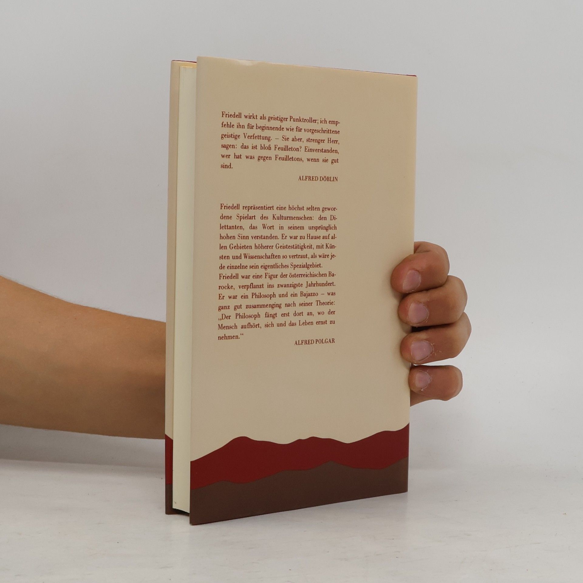 Egon Friedell Abschaffung des Genies