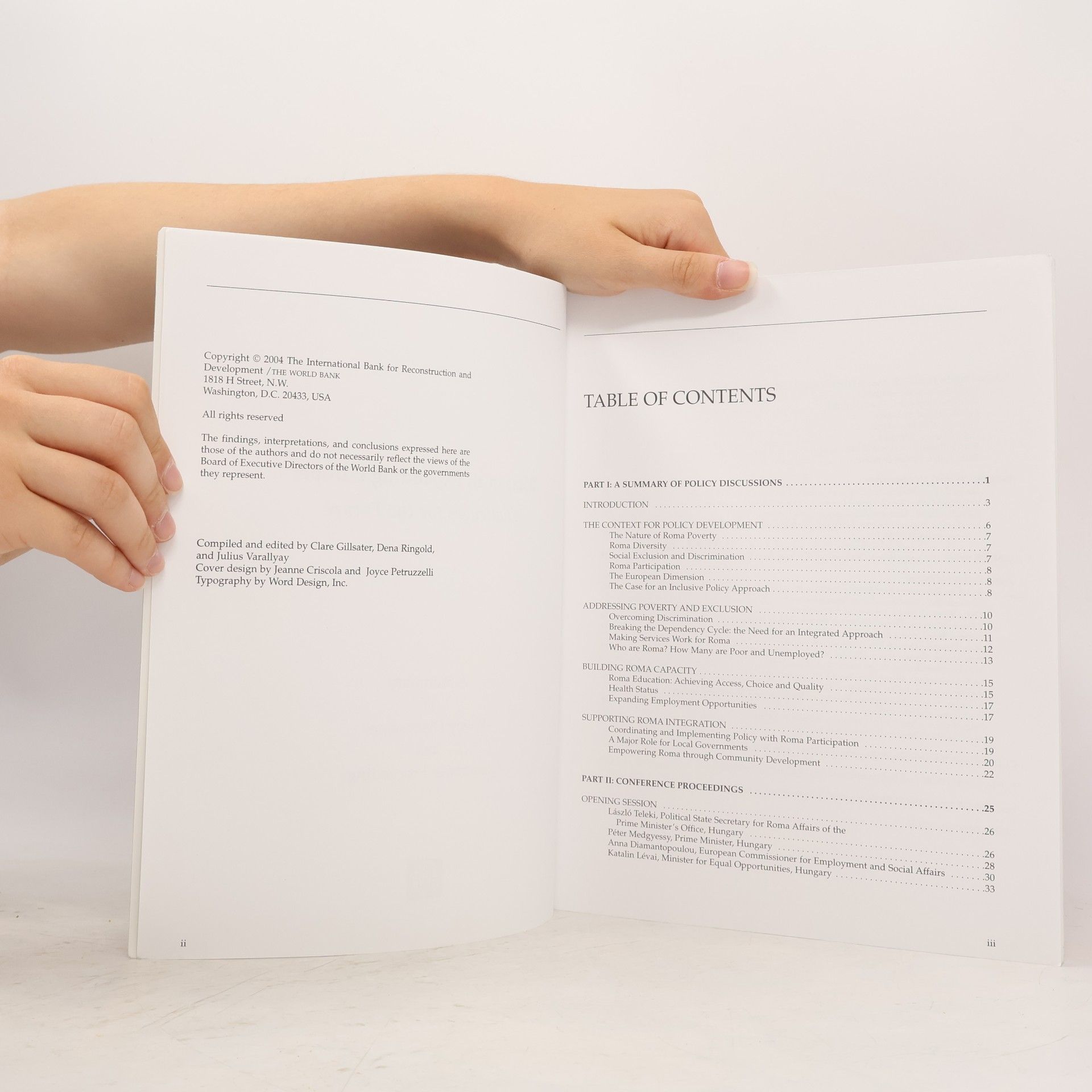 Various authors Roma in an Expanding Europe