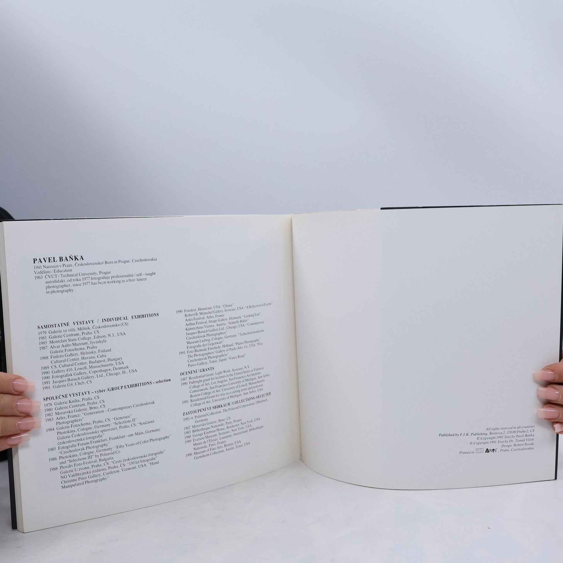 Pavel Baňka Vzpomínky a představy. Recollections and Imaginations