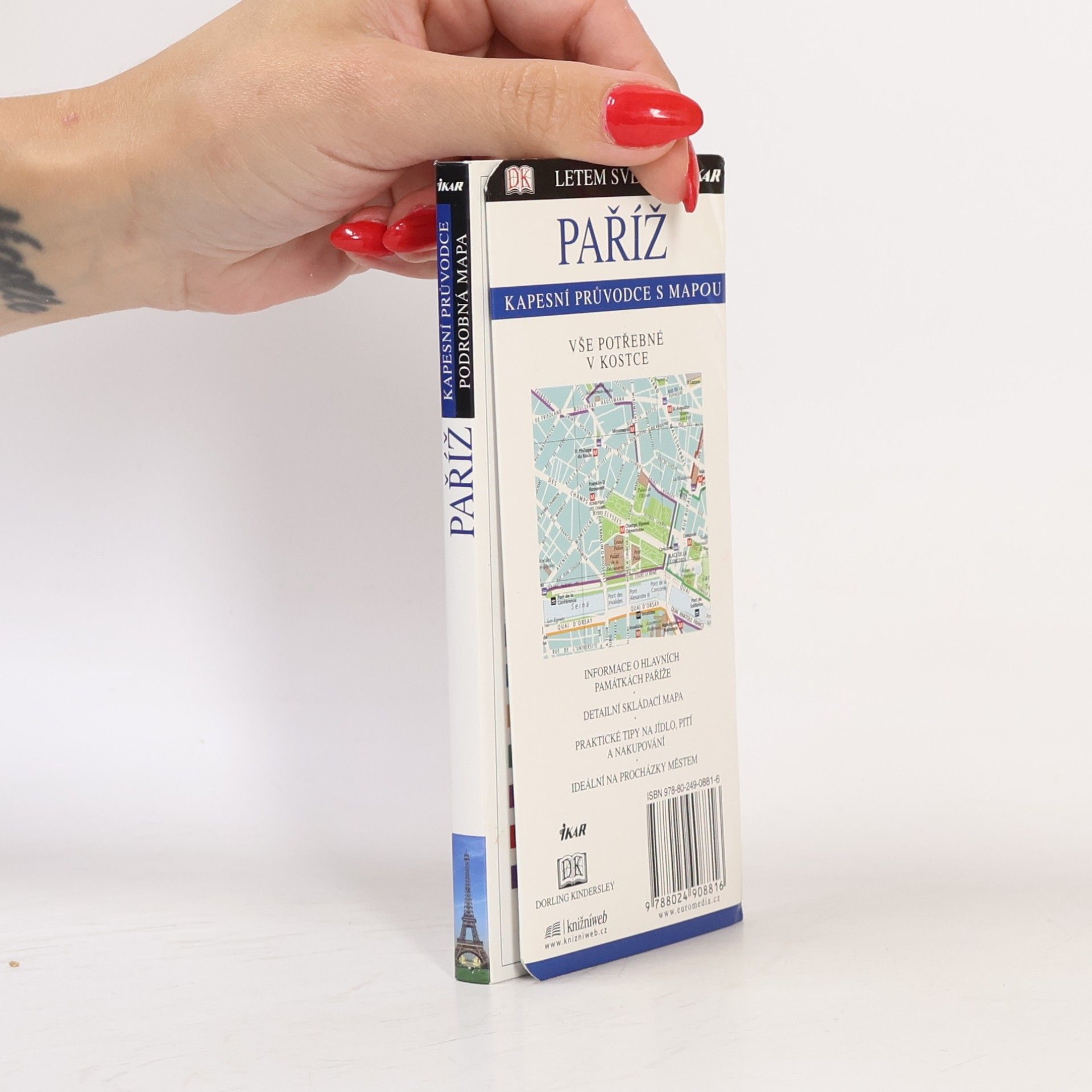nezn. Paříž : kapesní průvodce s mapou