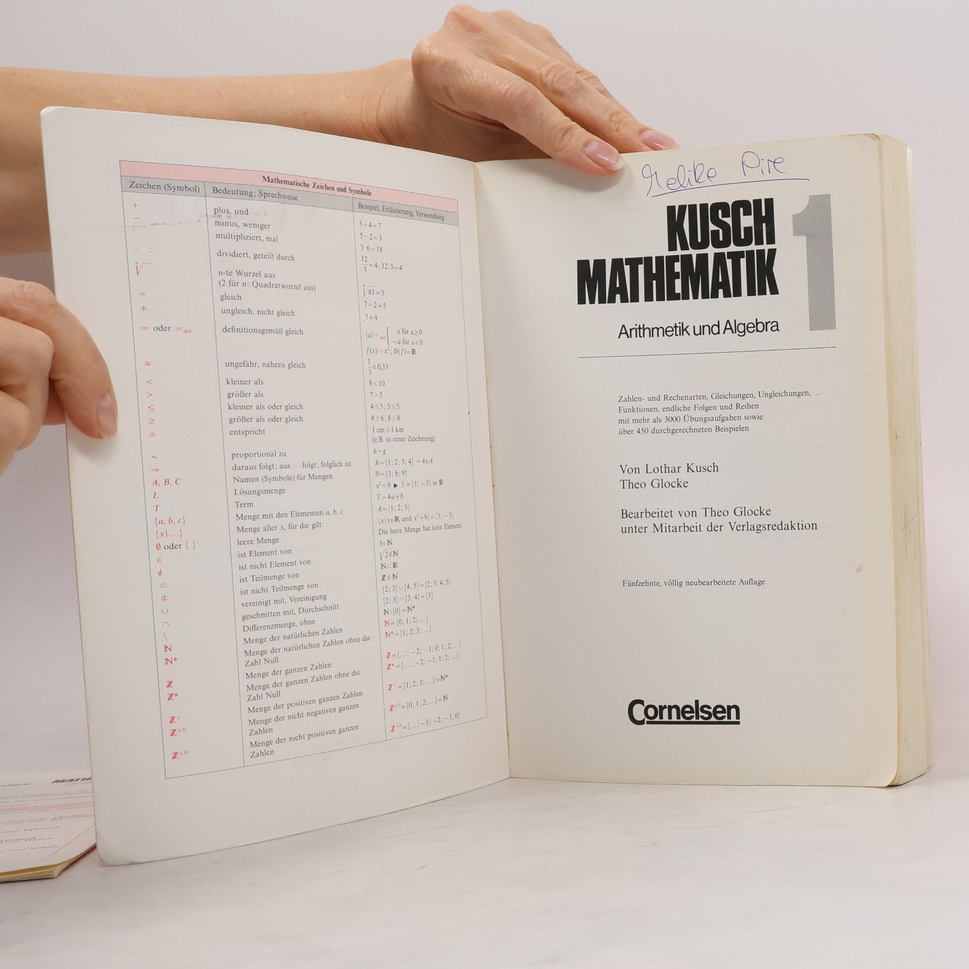 Lothar Kusch Mathematik, Arithmetik und Algebra