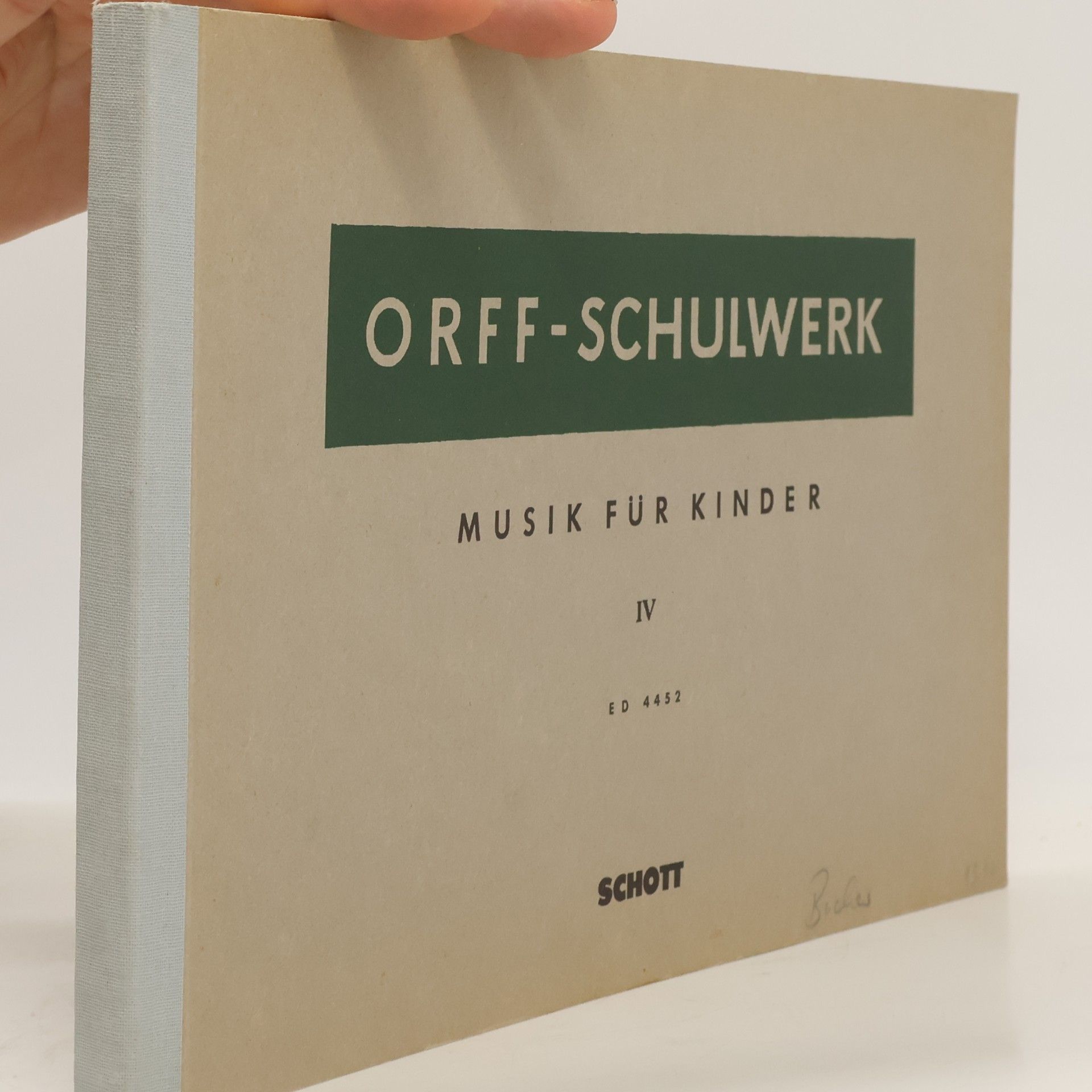 Orff-Schulwerk. Musik für Kinder IV.