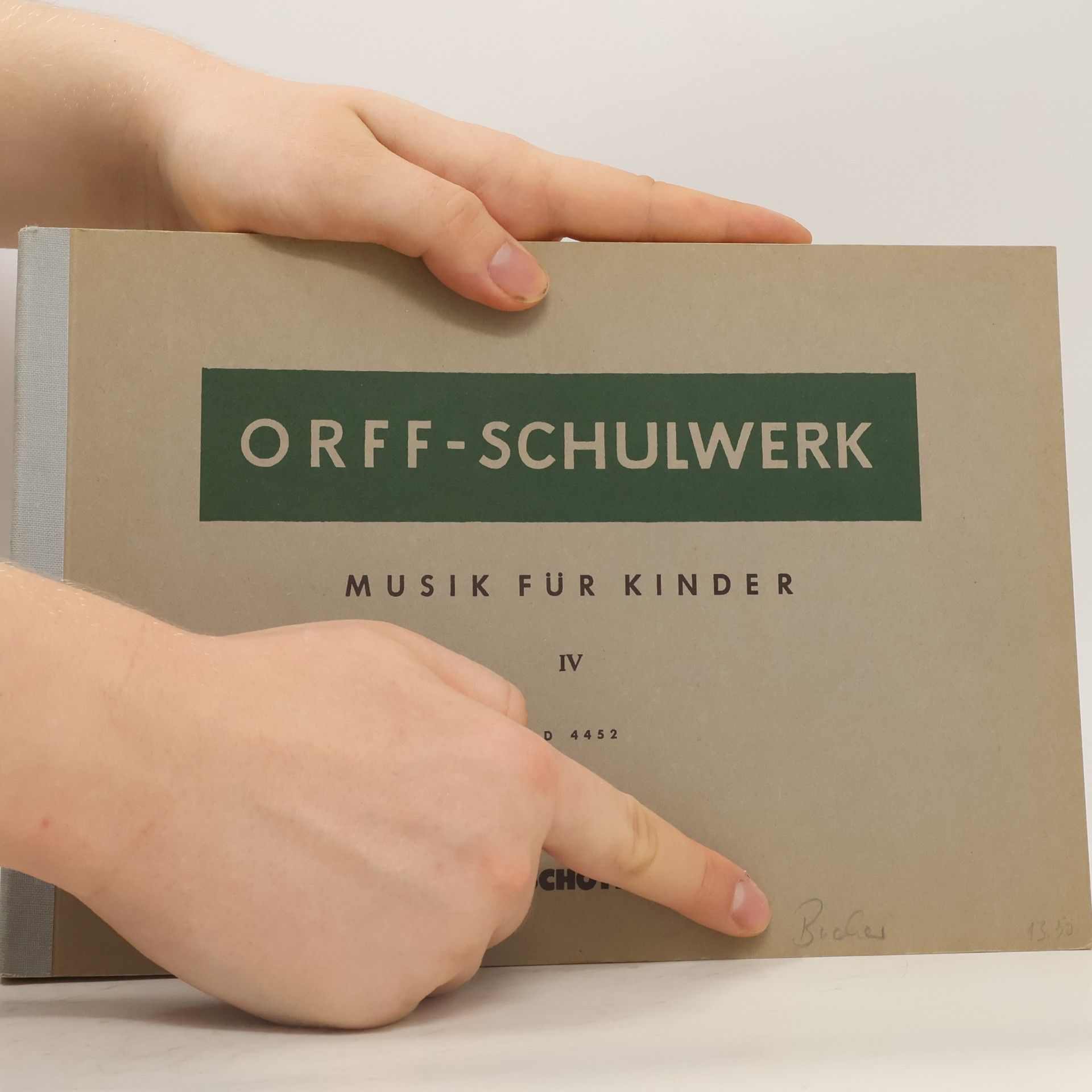 Carl Orff Orff-Schulwerk. Musik für Kinder IV.