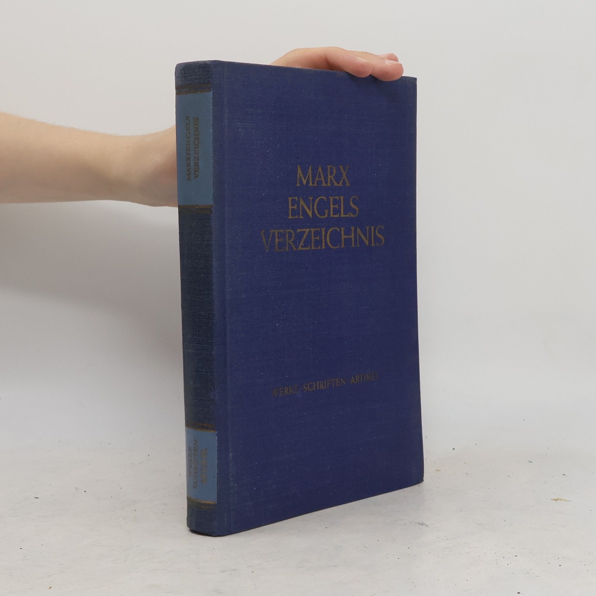 Karl Marx Marx/Engels Verzeichnis