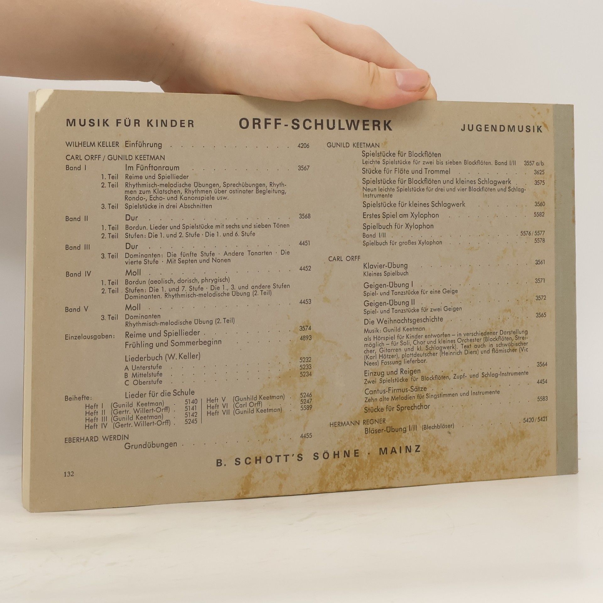 Carl Orff Orff-Schulwerk. Musik für Kinder III