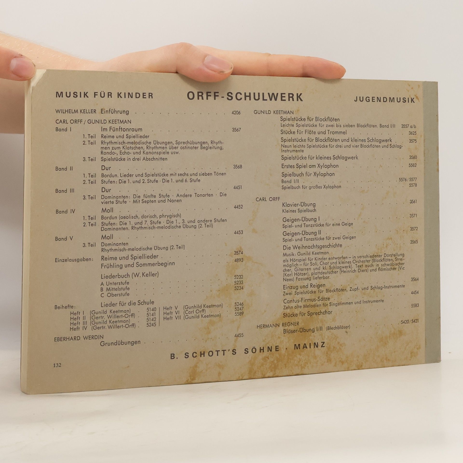 Carl Orff Orff-Schulwerk. Musik für Kinder III