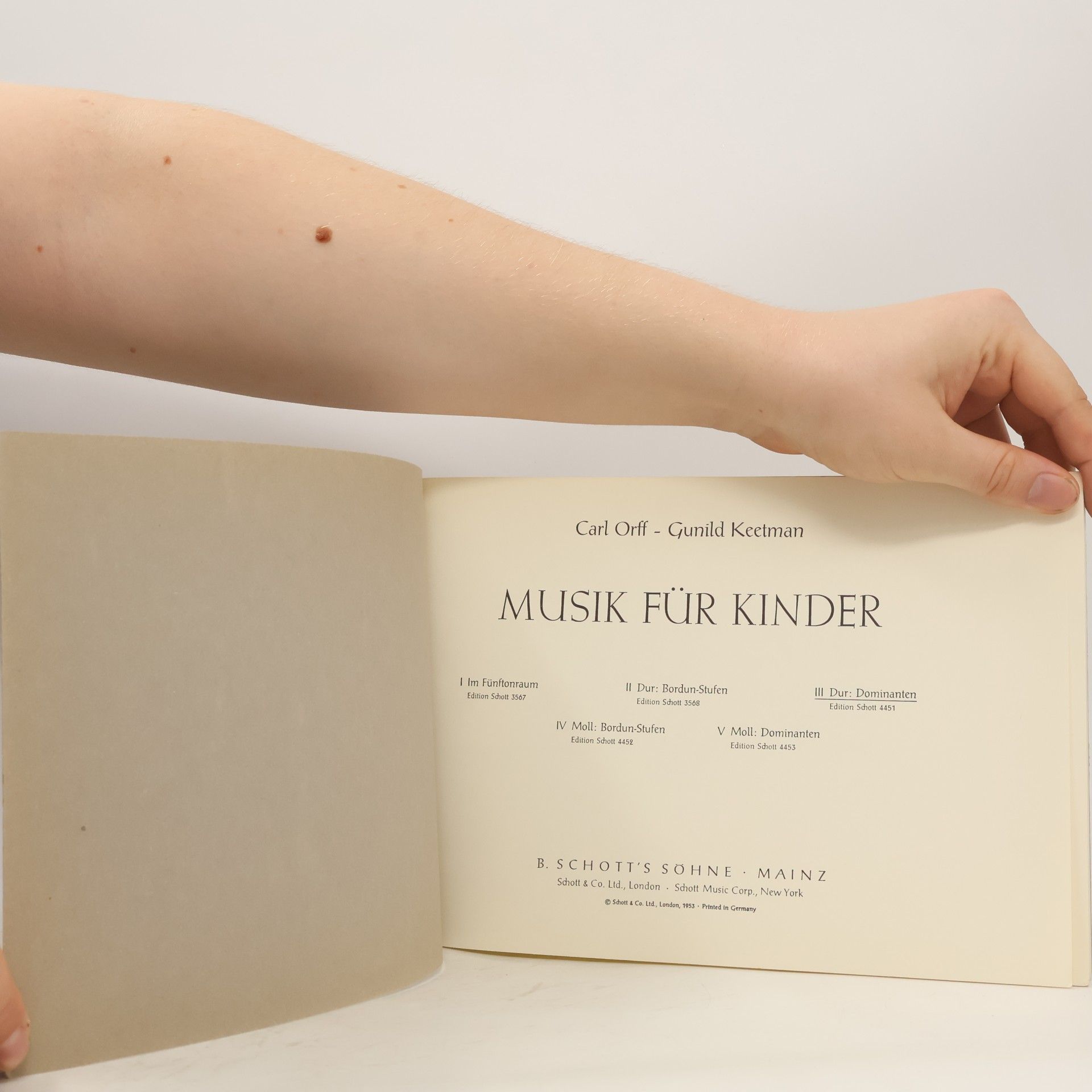 Carl Orff Orff-Schulwerk. Musik für Kinder III