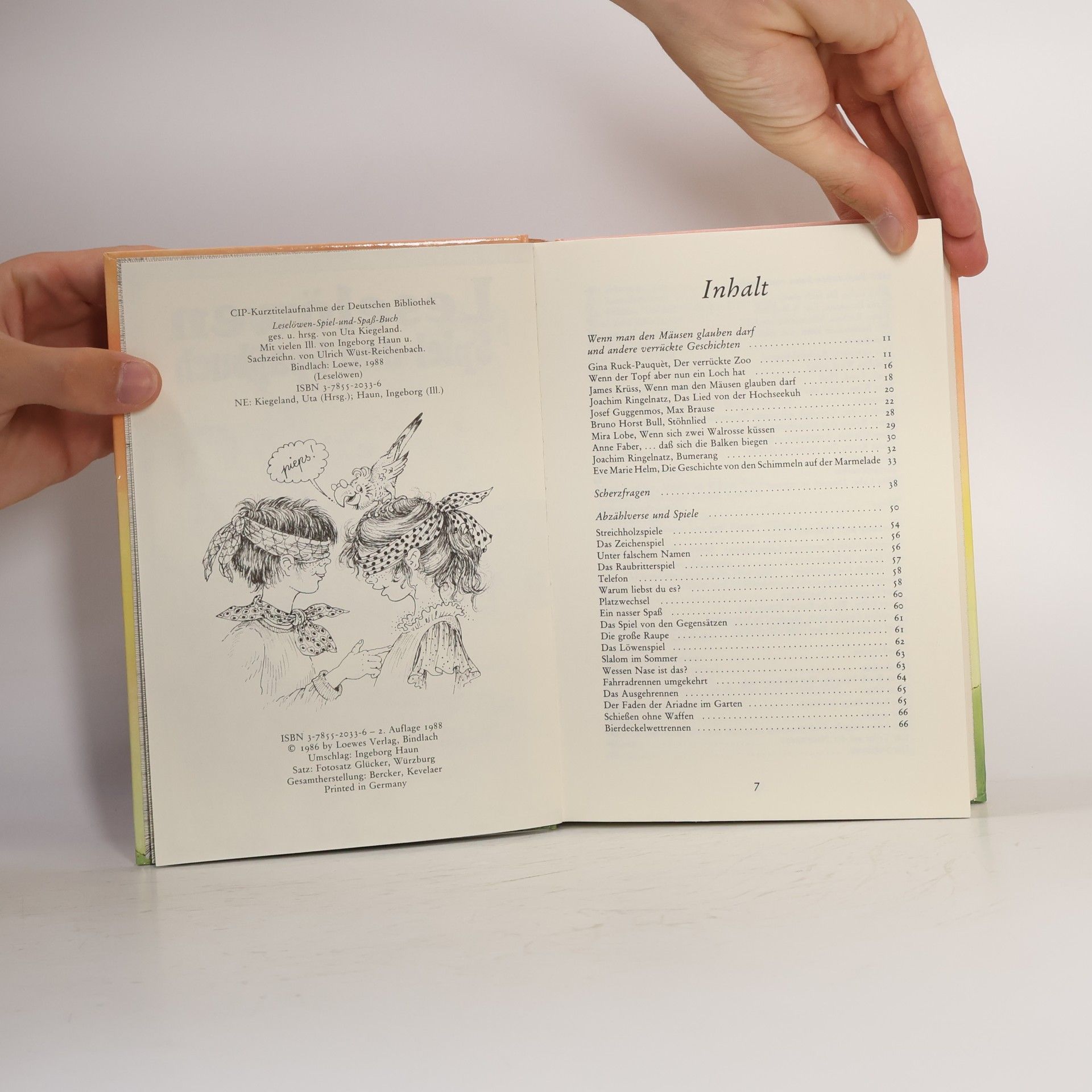 Ingeborg Haun Leselöwen-Spiel-und-Spass-Buch