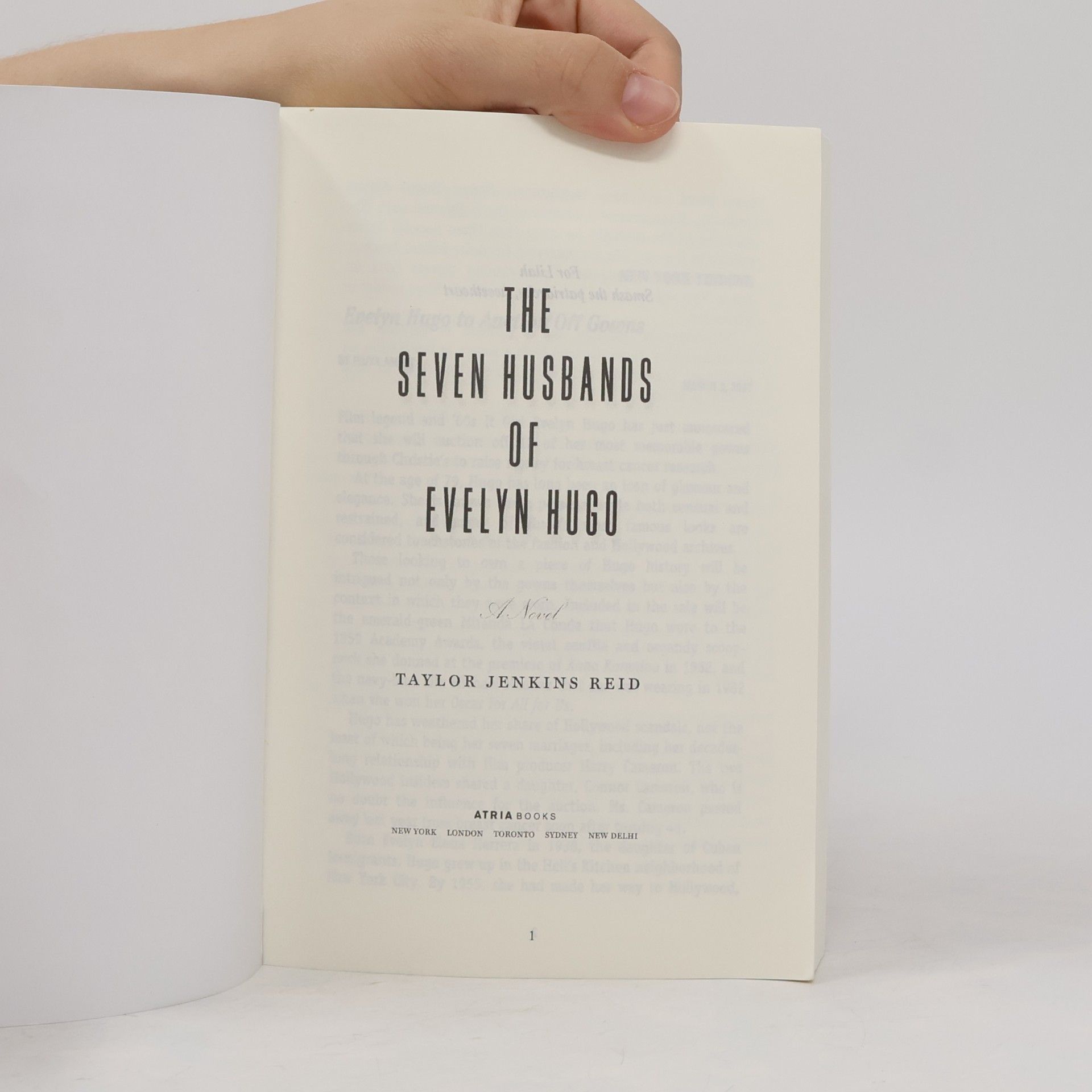 Taylor Jenkins Reid The Seven Husbands of Evelyn Hugo