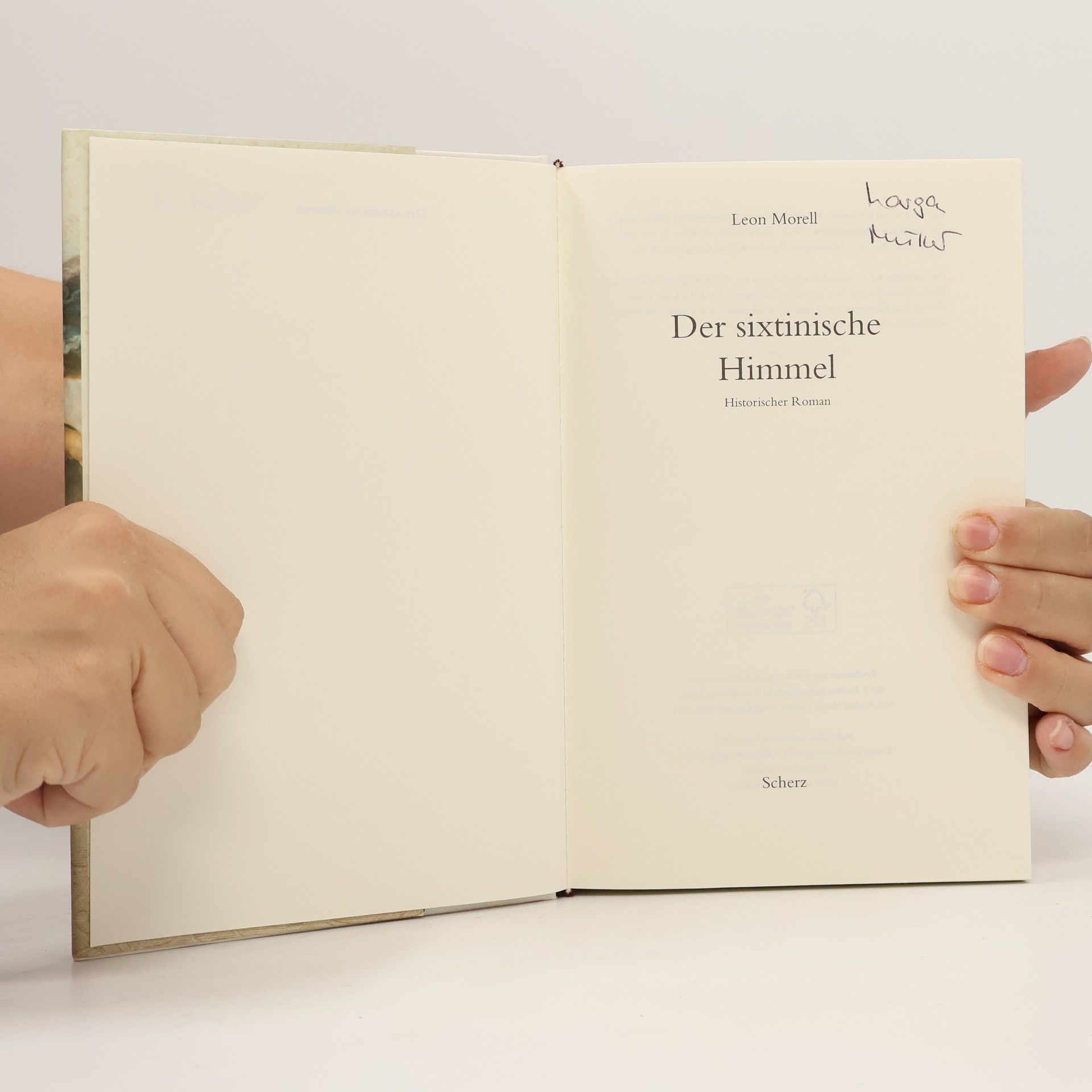 Leon Morell Der sixtinische Himmel
