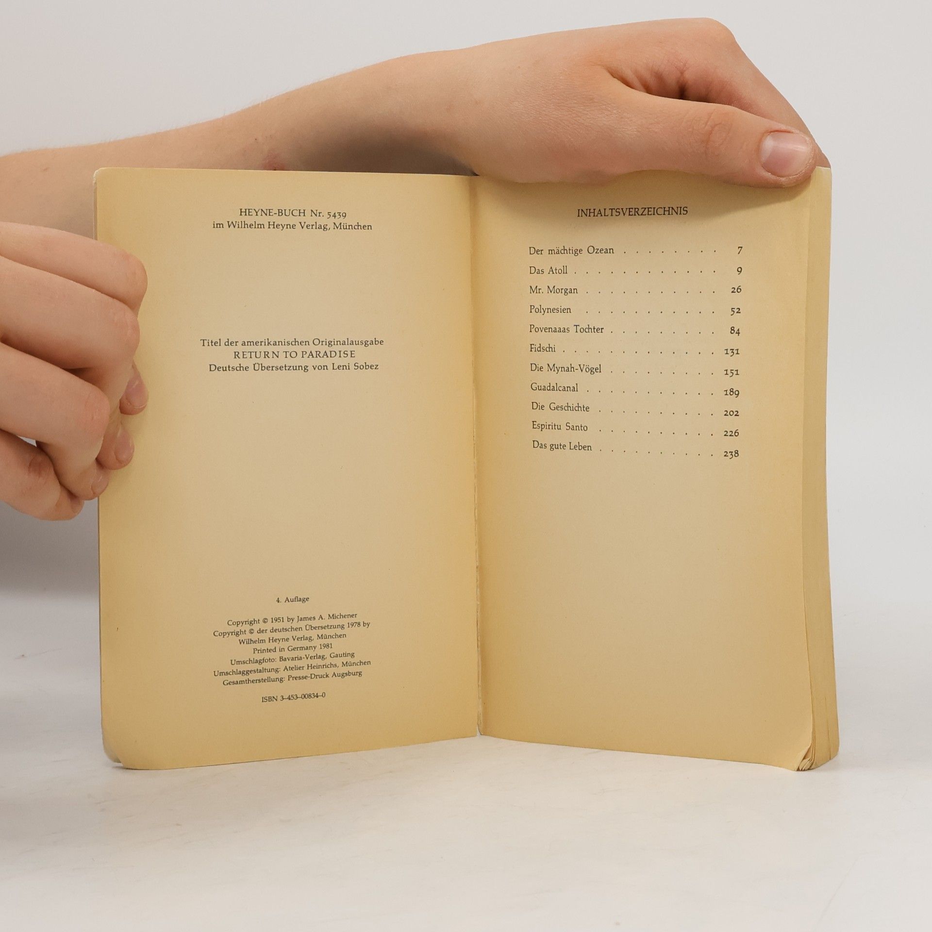 James Albert Michener Das gute Leben