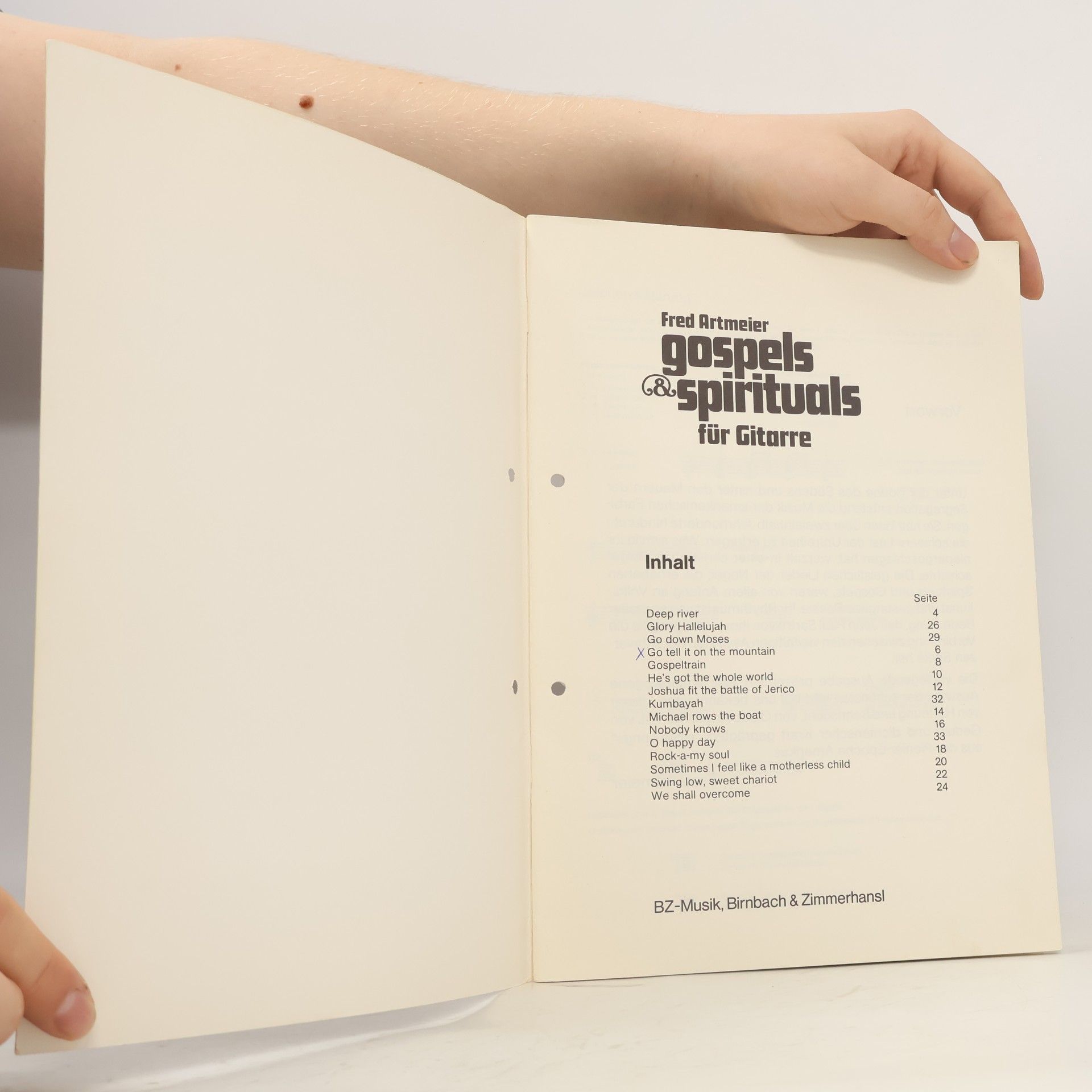 Fred Artmeier Gospels & Spirituals für Gitarre