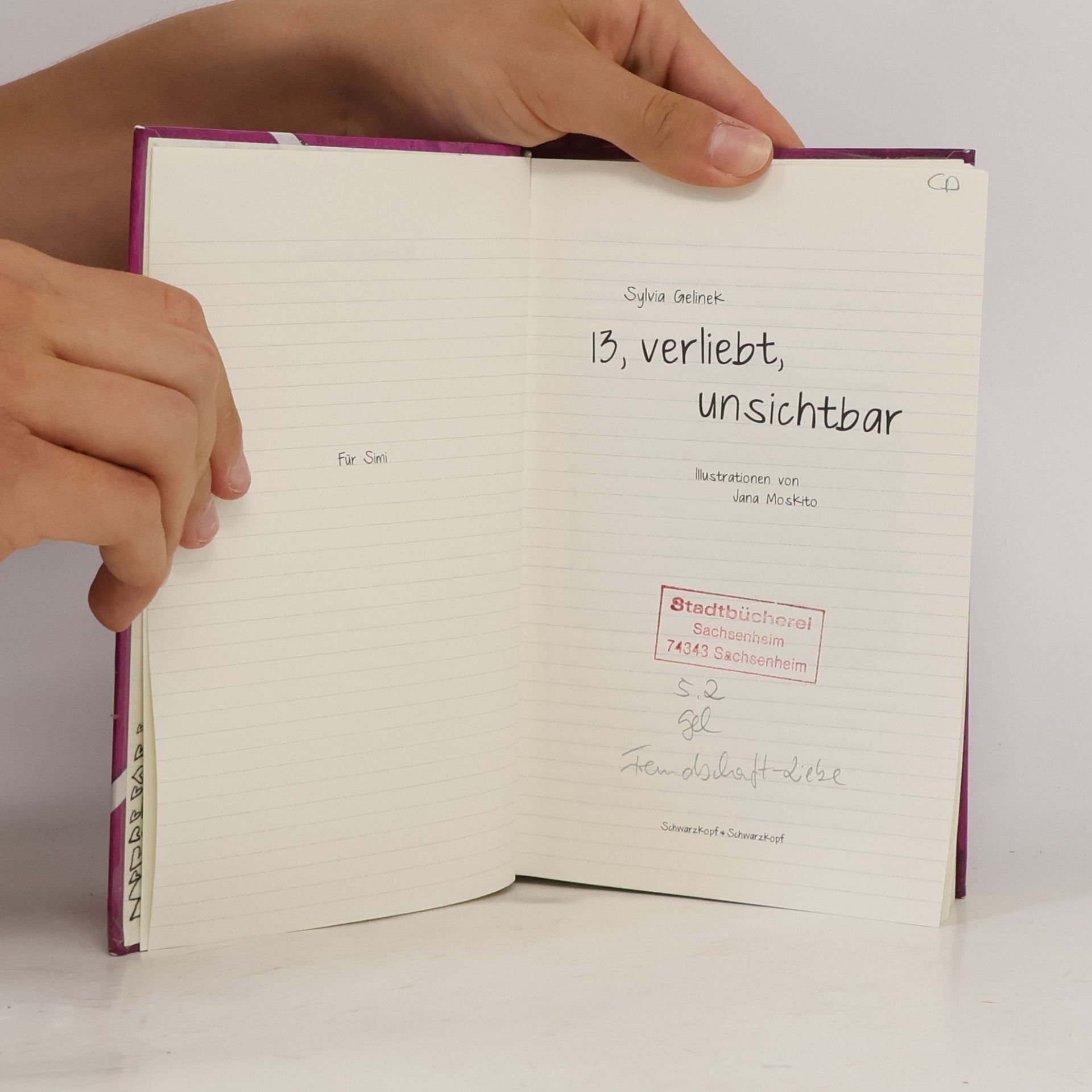 Sylvia Gelinek 13, Verliebt, Unsichtbar