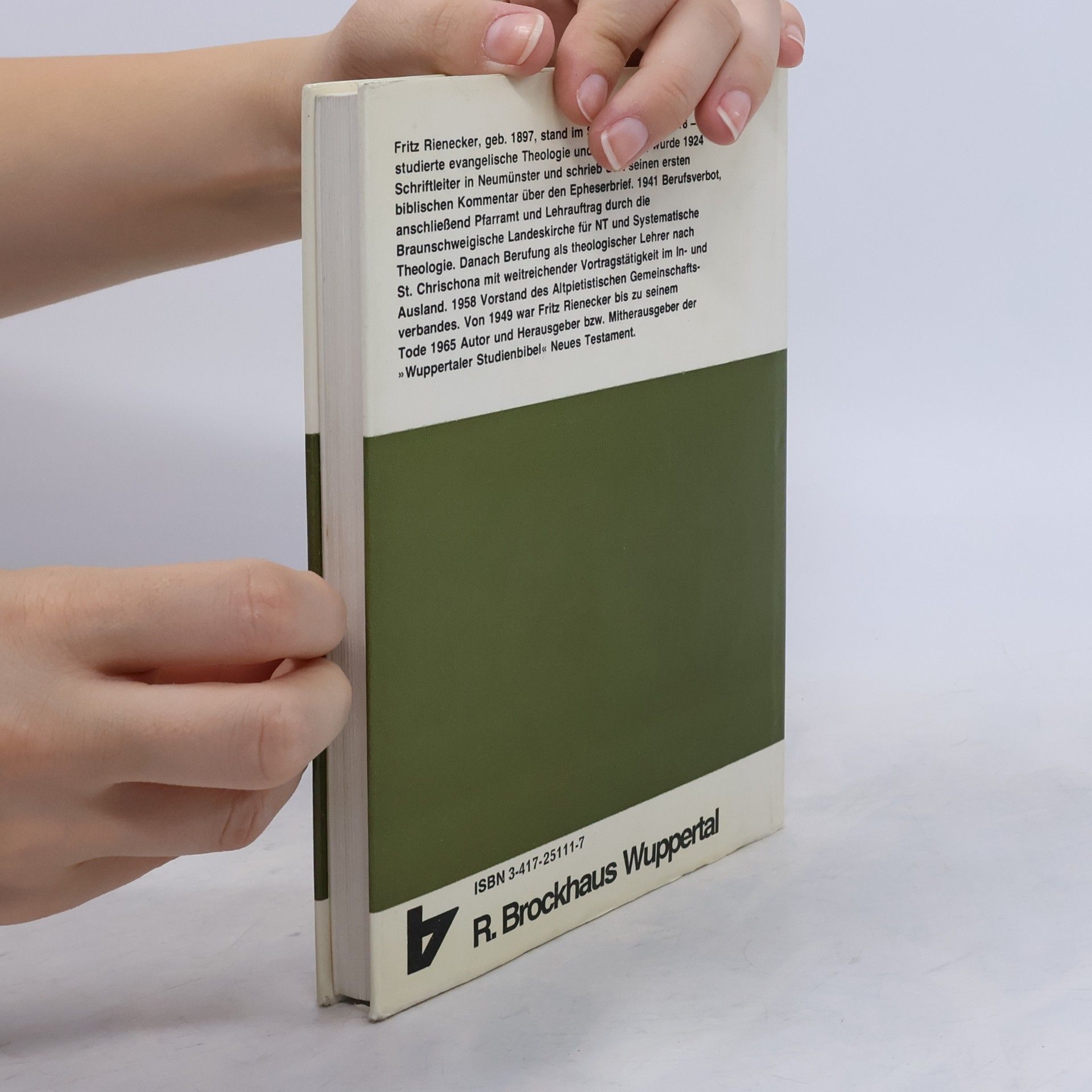 Fritz Rienecker Wuppertaler Studienbibel - Epheser: Der Brief des Paulus an die Epheser