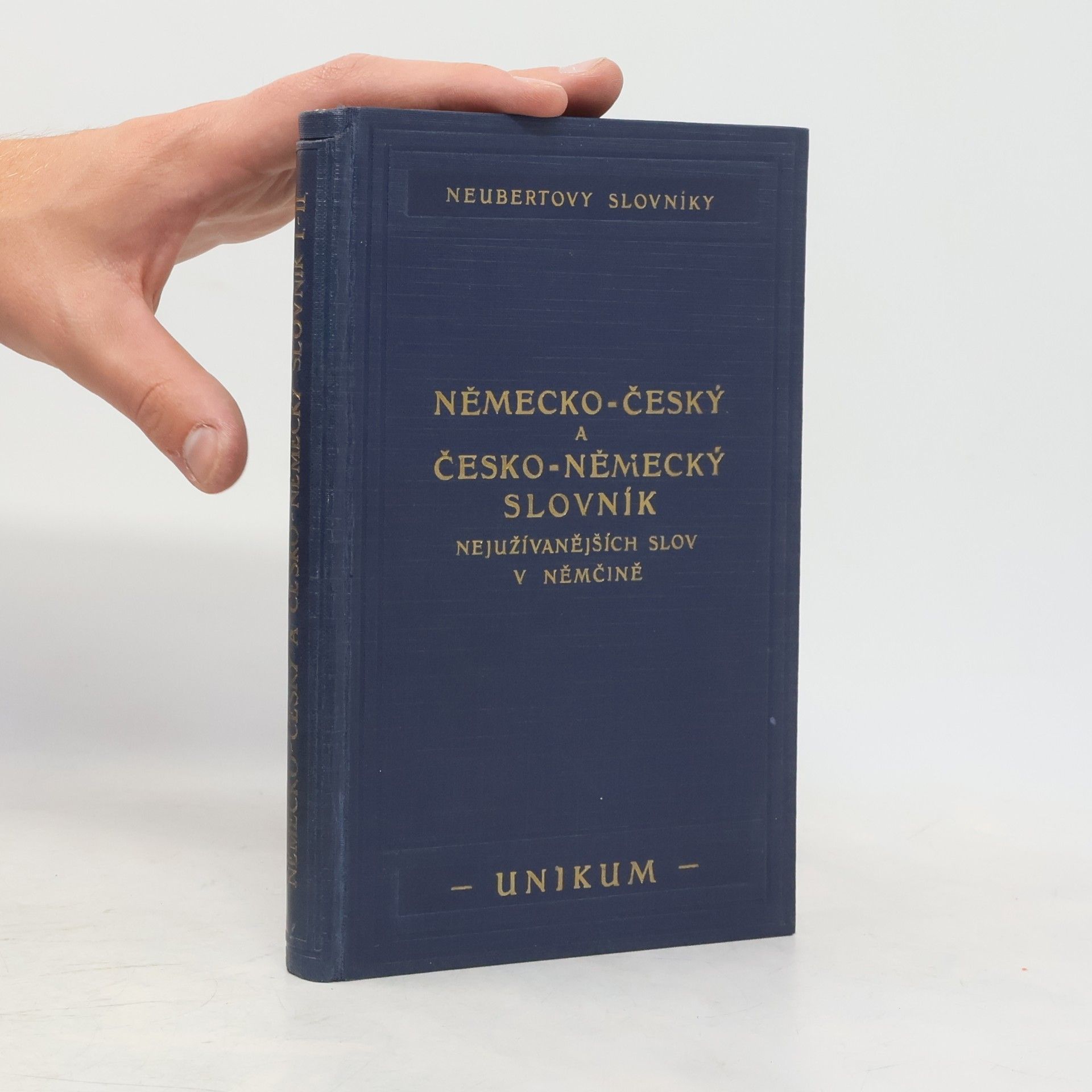 Karel Kumprecht Německo-český a česko-německý slovník nejužívanějších slov v němčině. Část I.-II.