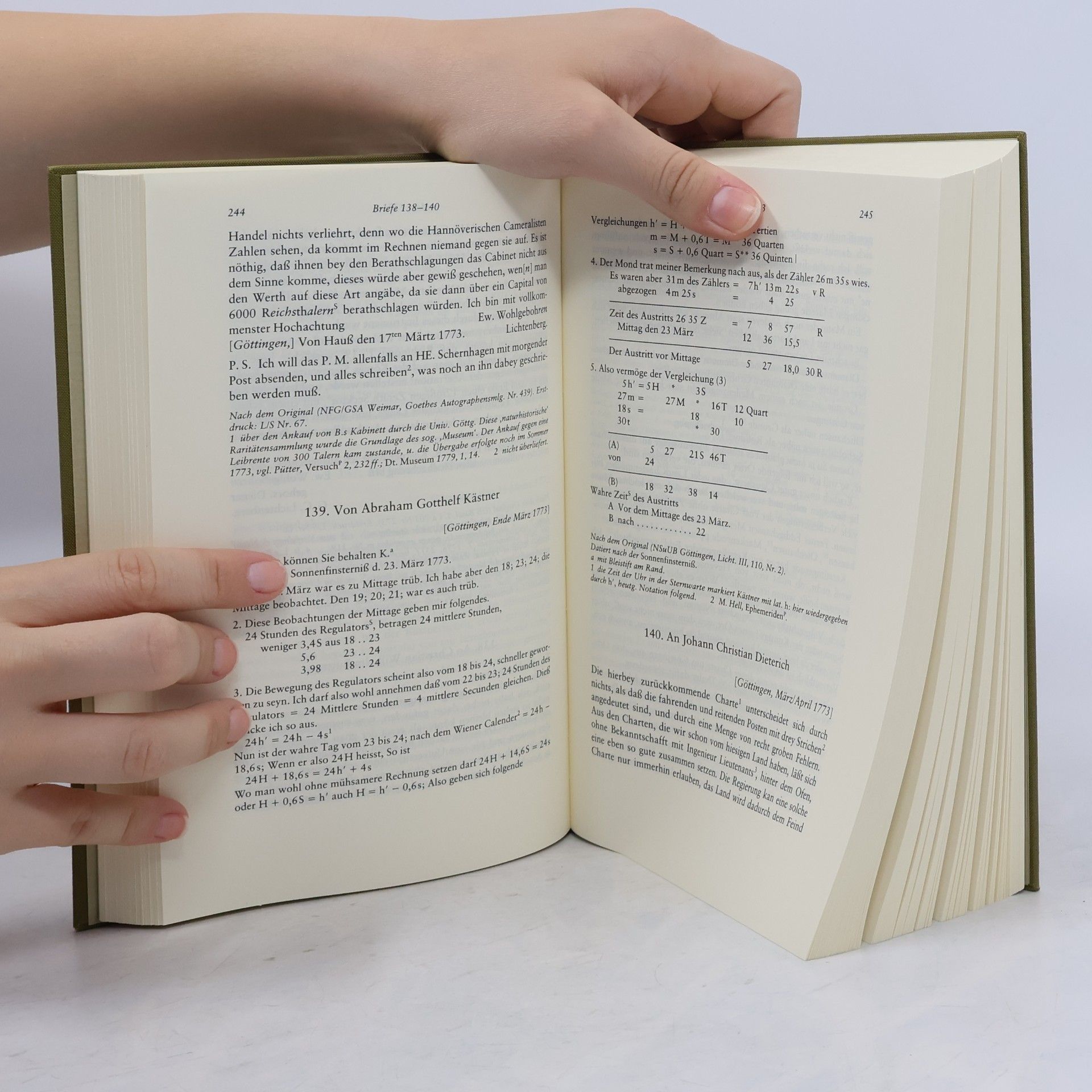 Georg Christoph Lichtenberg Briefwechsel