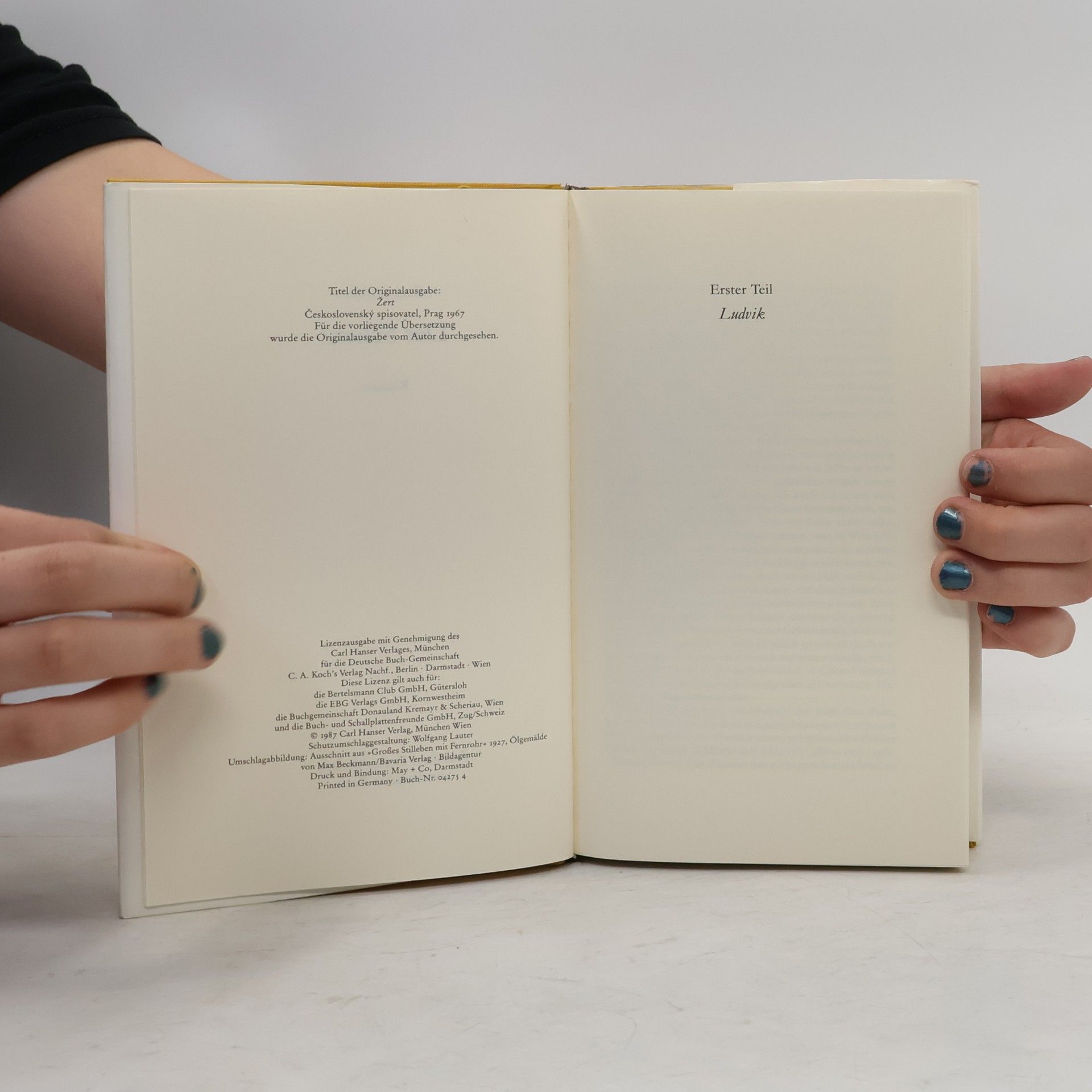 Milan Kundera Der Scherz