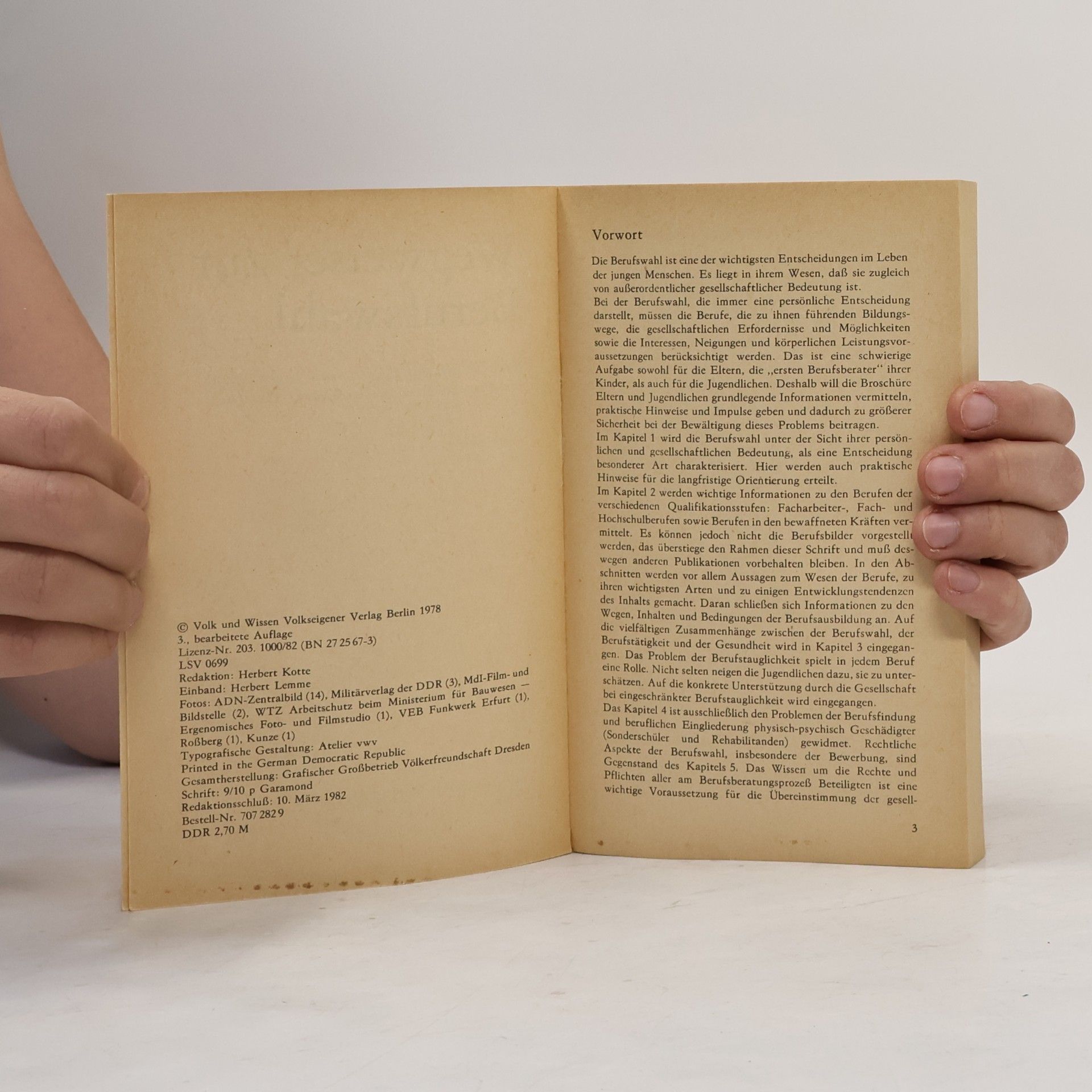 Various authors Wegweiser zur Berufswahl