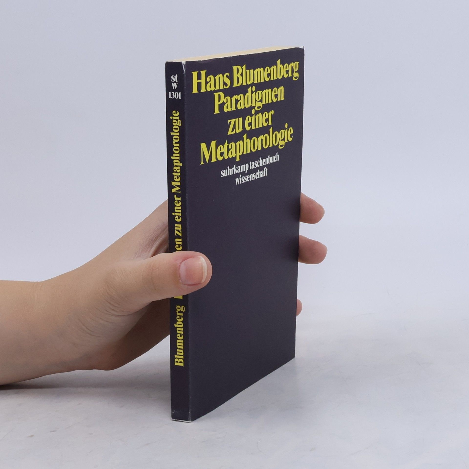 Hans Blumenberg Paradigmen zu einer Metaphorologie