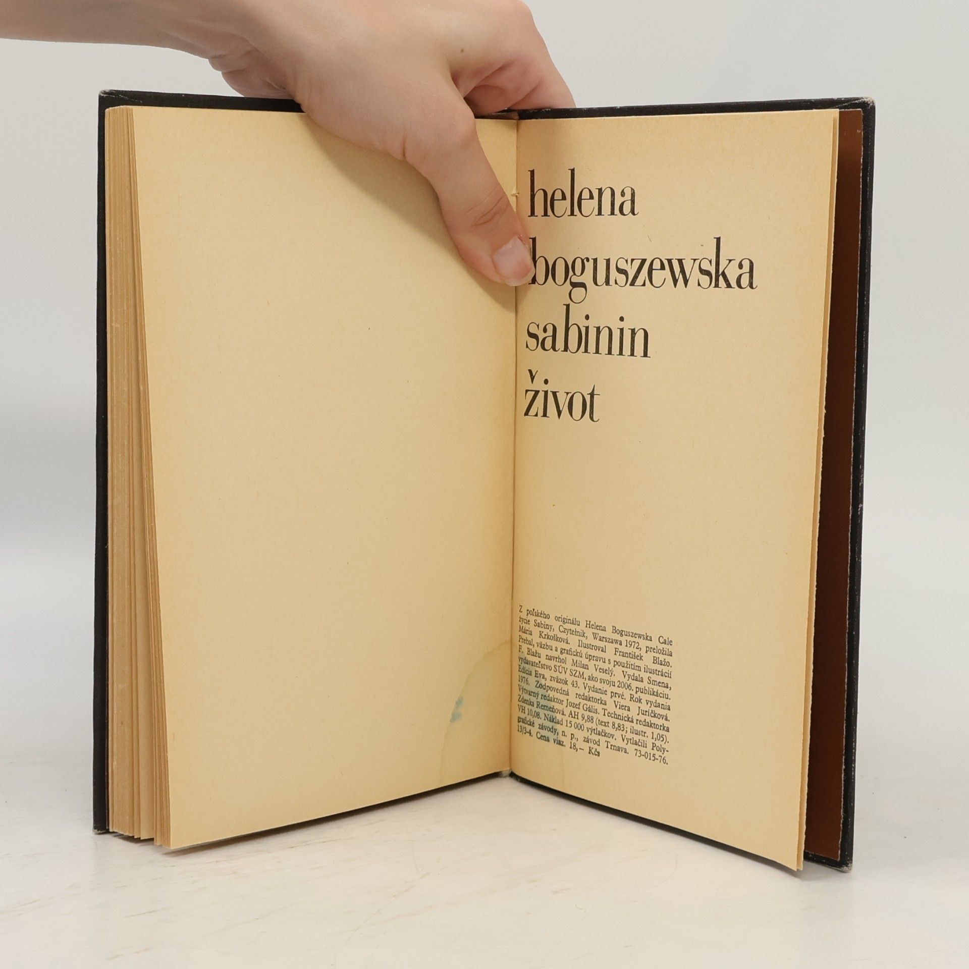 Helena Boguszewska Sabinin život
