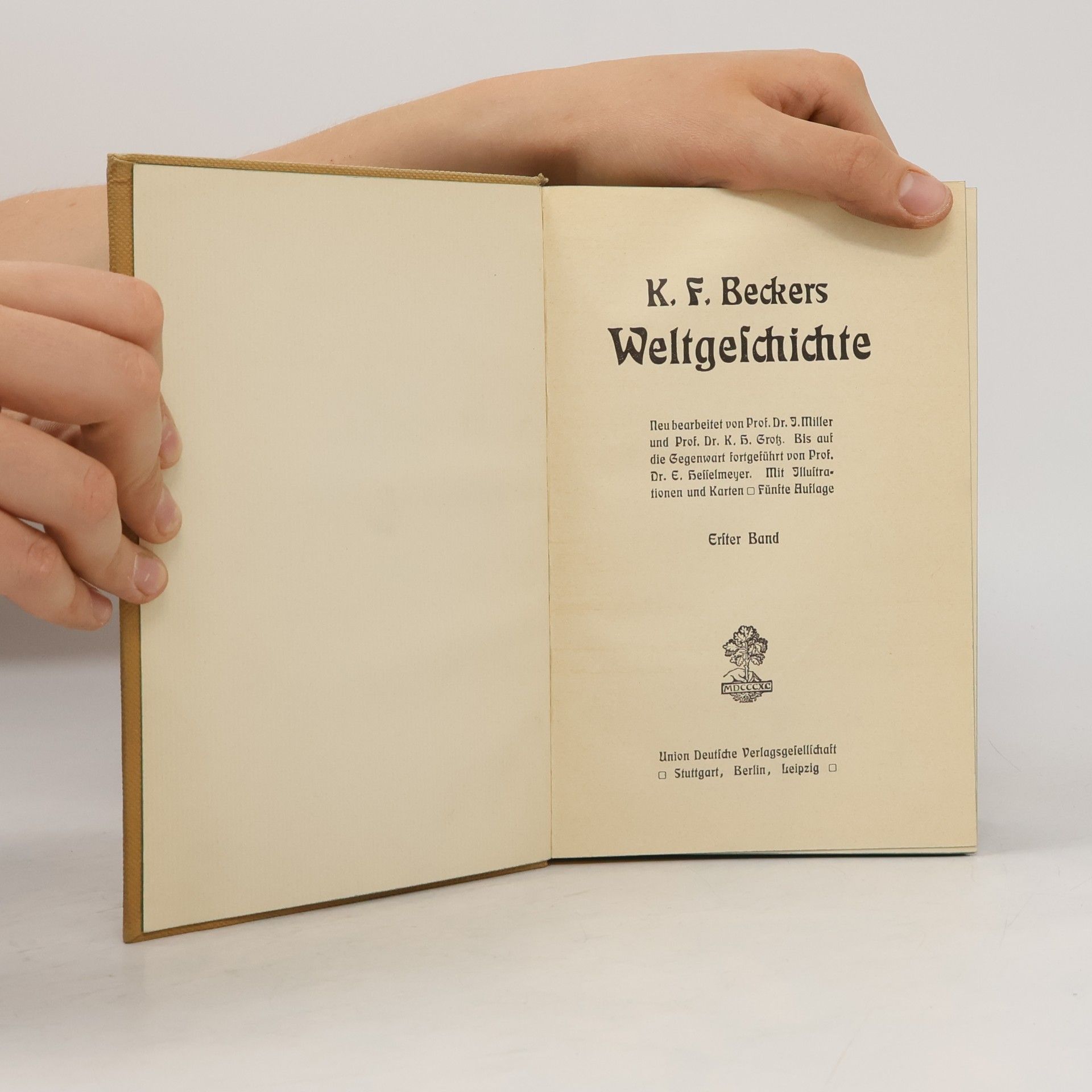 K. F. Beckers Weltgeschichte I.