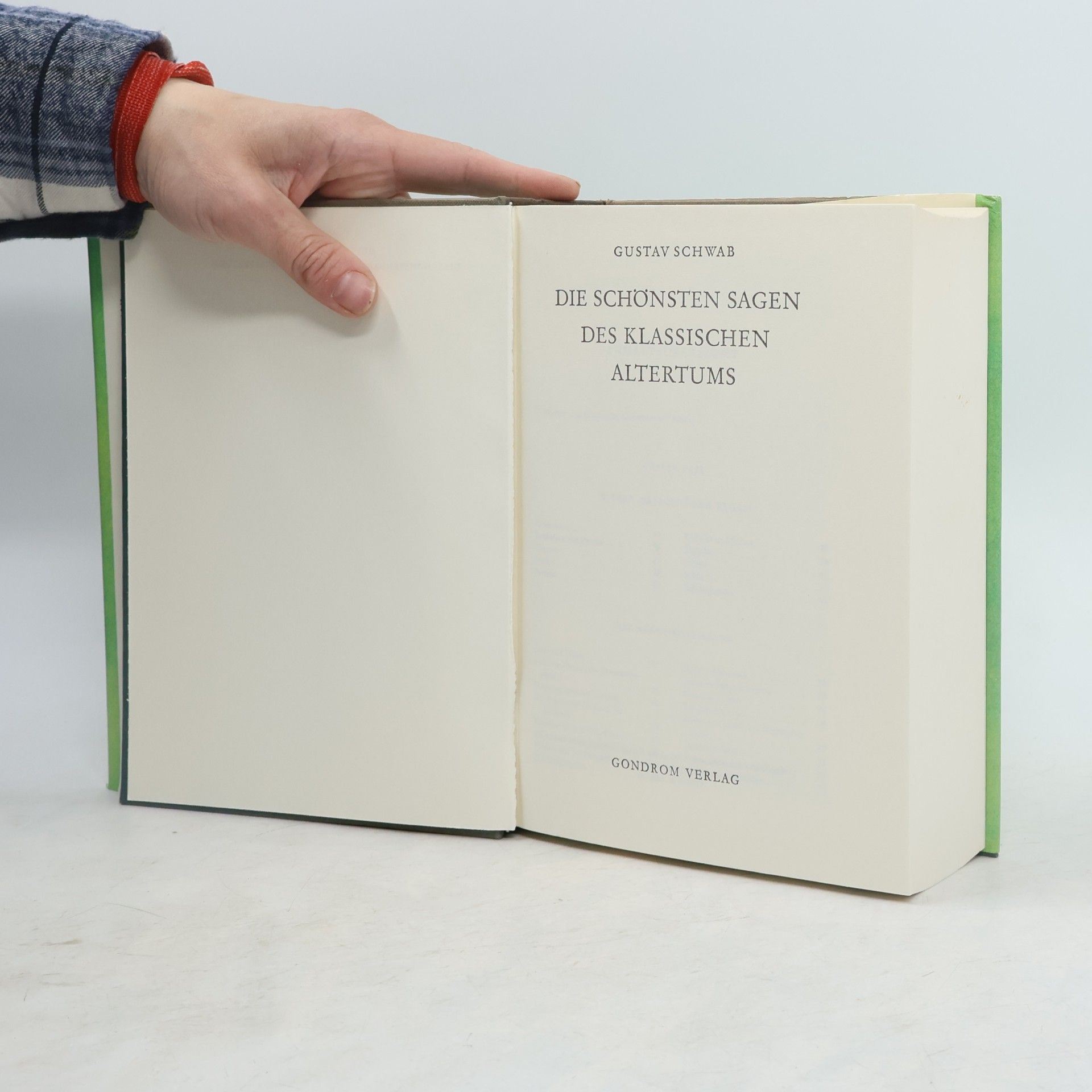 Gustav Schwab Die schönsten Sagen des klassischen Altertums