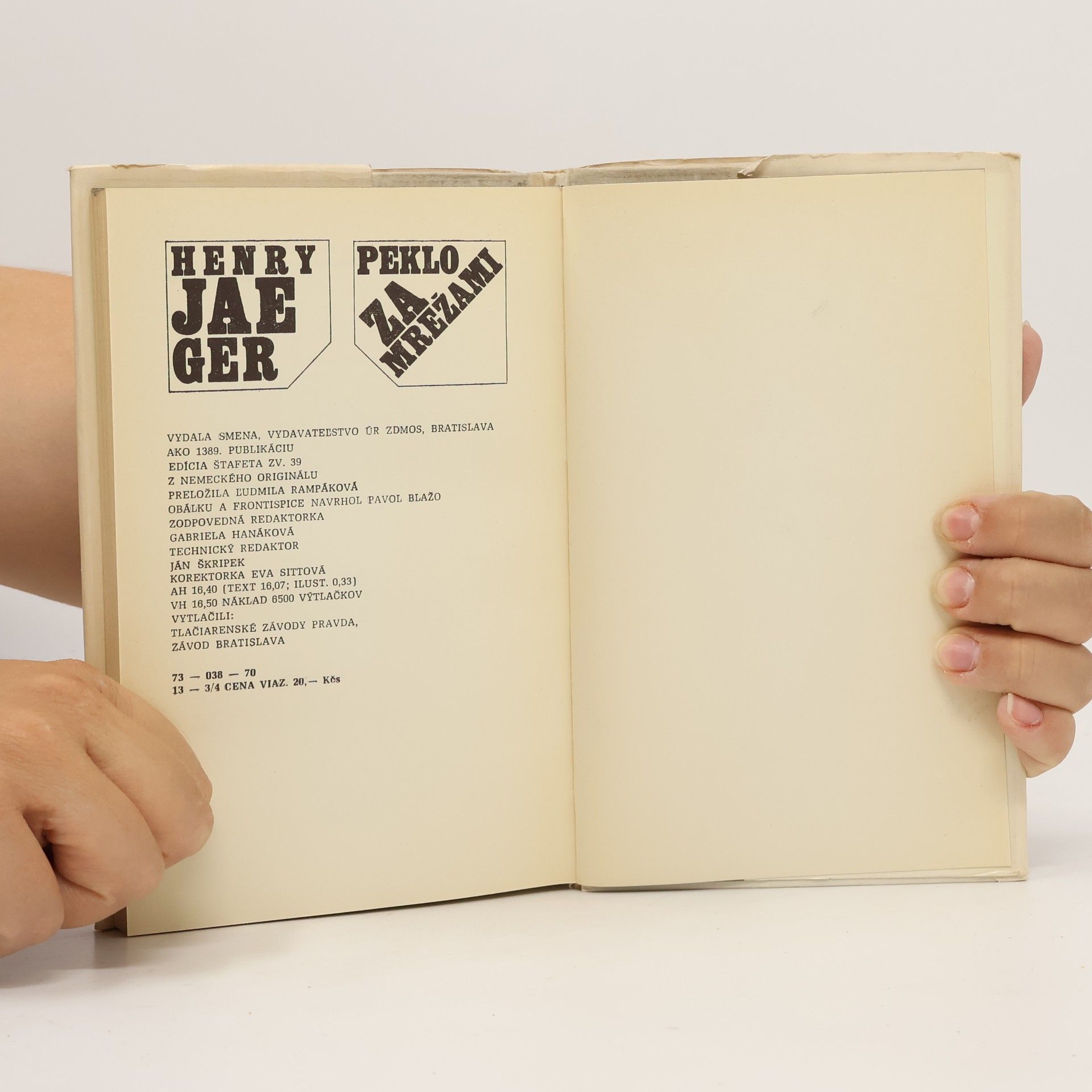 Henry Jaeger Peklo za mrežami