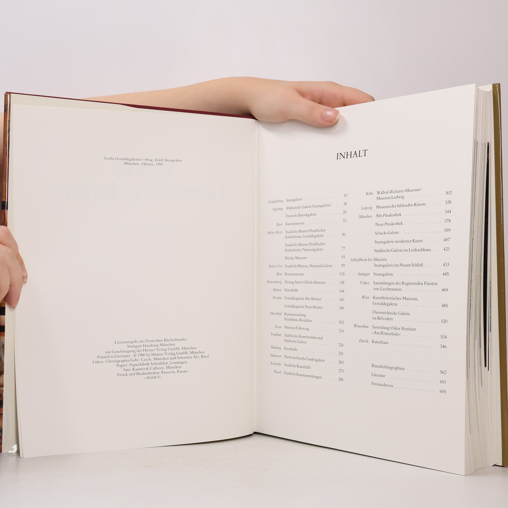 Various authors Große Gemäldegalerien