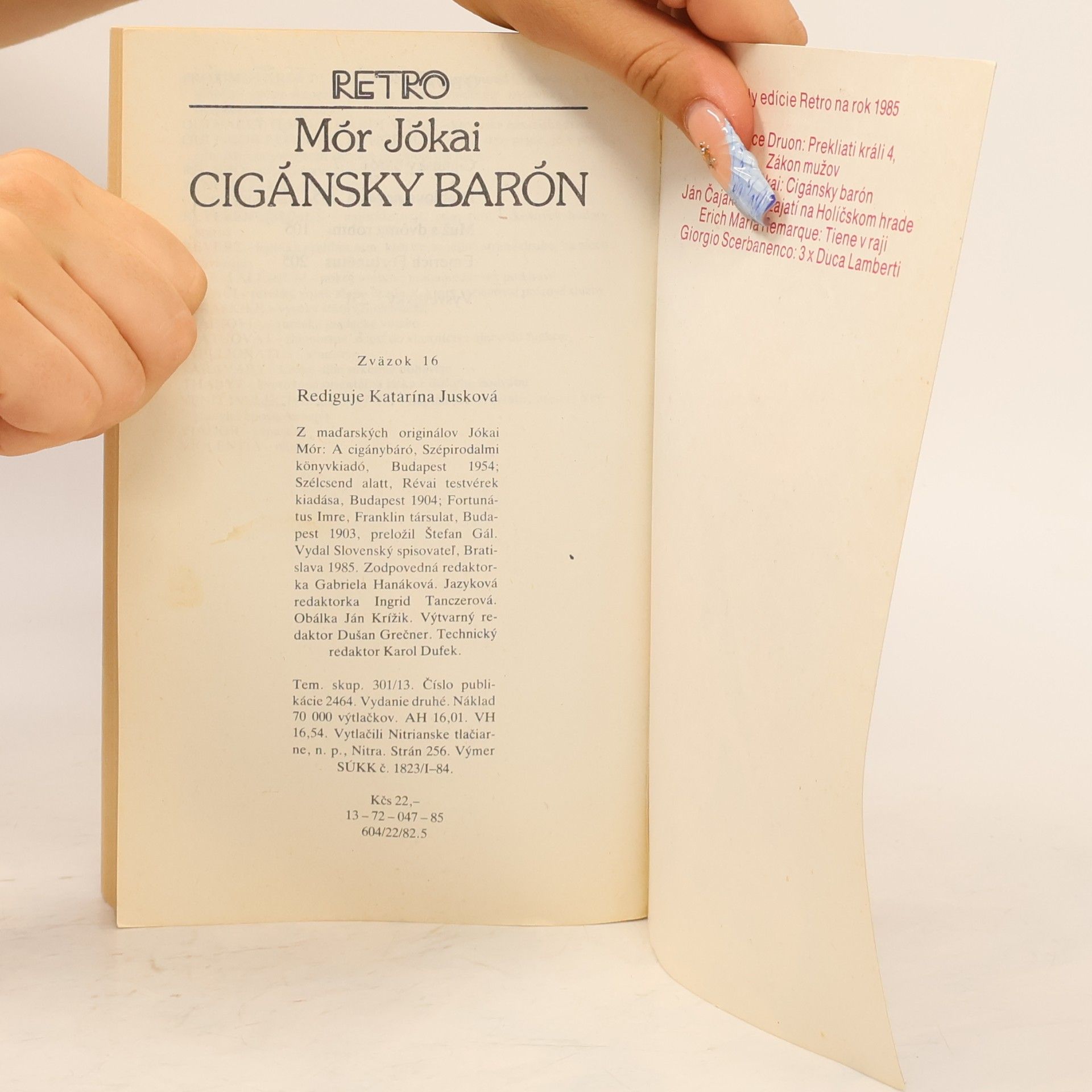 Mór Jókai Cigánsky barón