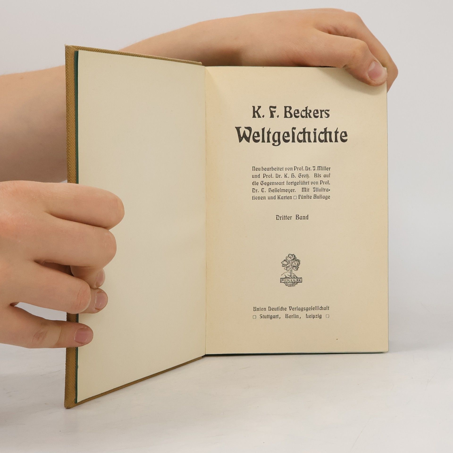 K. F. Beckers Becker's Weltgeschichte 3 bis 4