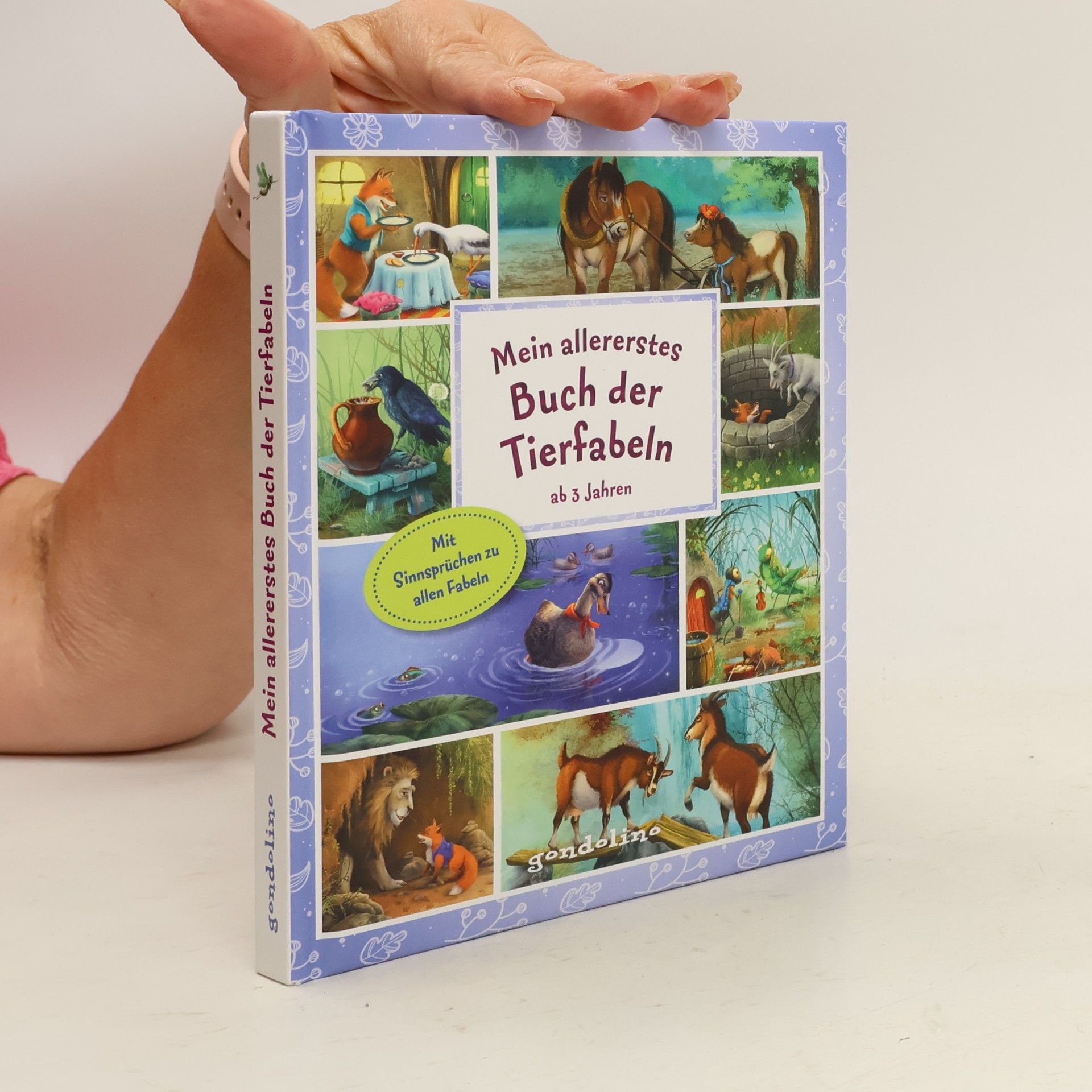 Mein allererstes Buch der Tierfabeln ab 3 Jahren. Vorlesebuch mit vielen bekannten Fabeln, ihren Erklärungen und wunderschönen Illustrationen