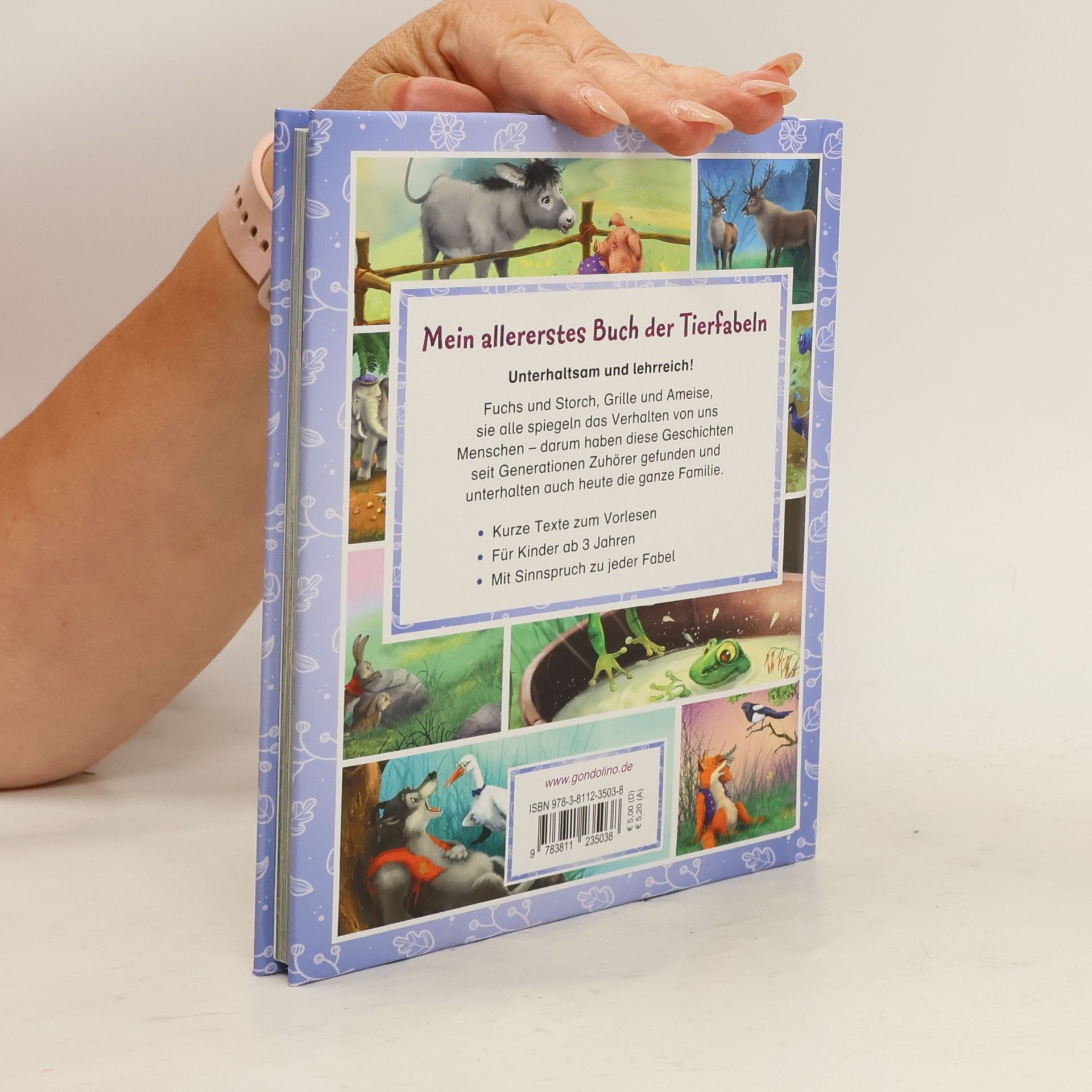 Svenja Nick Mein allererstes Buch der Tierfabeln ab 3 Jahren. Vorlesebuch mit vielen bekannten Fabeln, ihren Erklärungen und wunderschönen Illustrationen