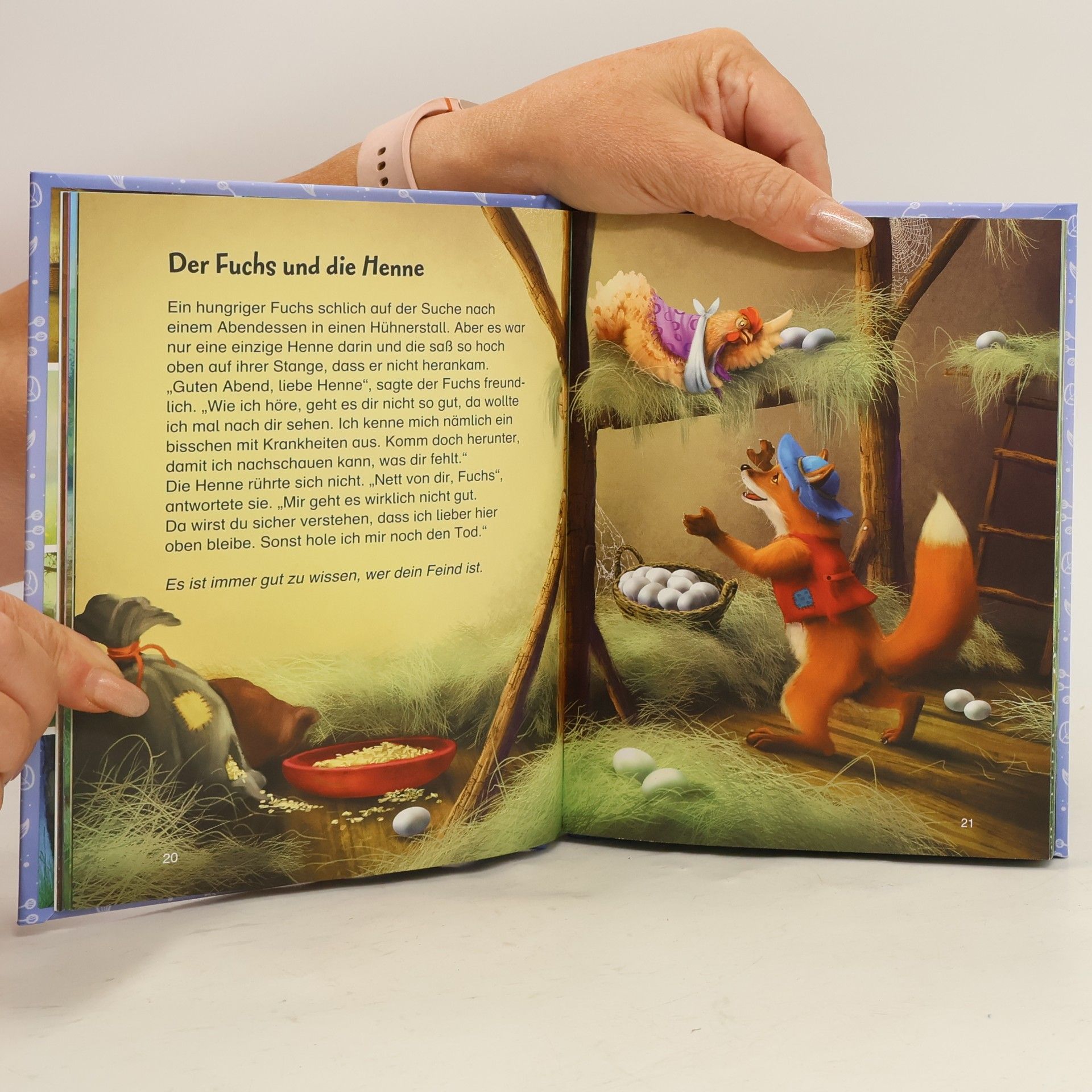 Svenja Nick Mein allererstes Buch der Tierfabeln ab 3 Jahren. Vorlesebuch mit vielen bekannten Fabeln, ihren Erklärungen und wunderschönen Illustrationen
