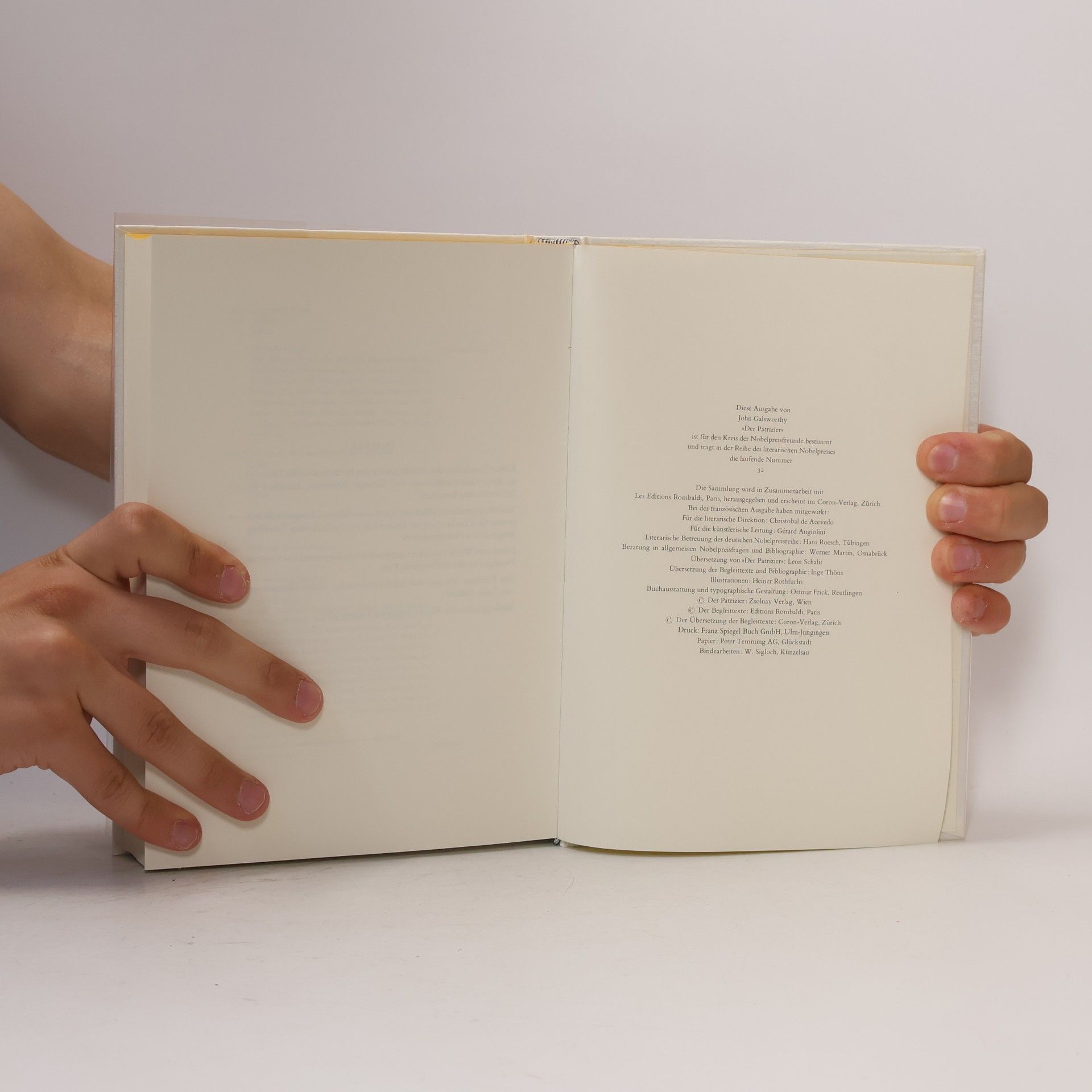 John Galsworthy Der Patrizier