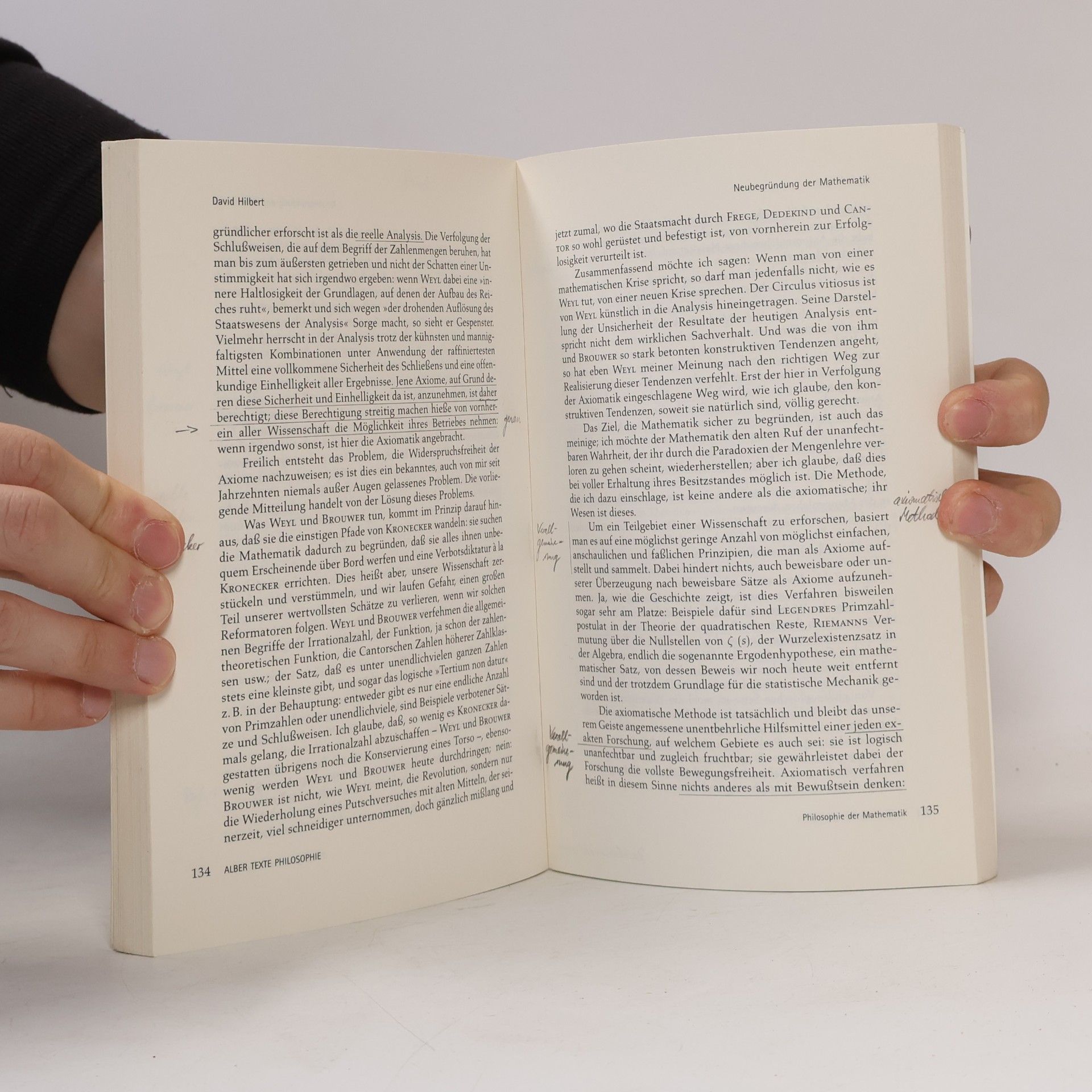 Wilhelm Büttemeyer Alber-Texte Philosophie - 16: Philosophie der Mathematik