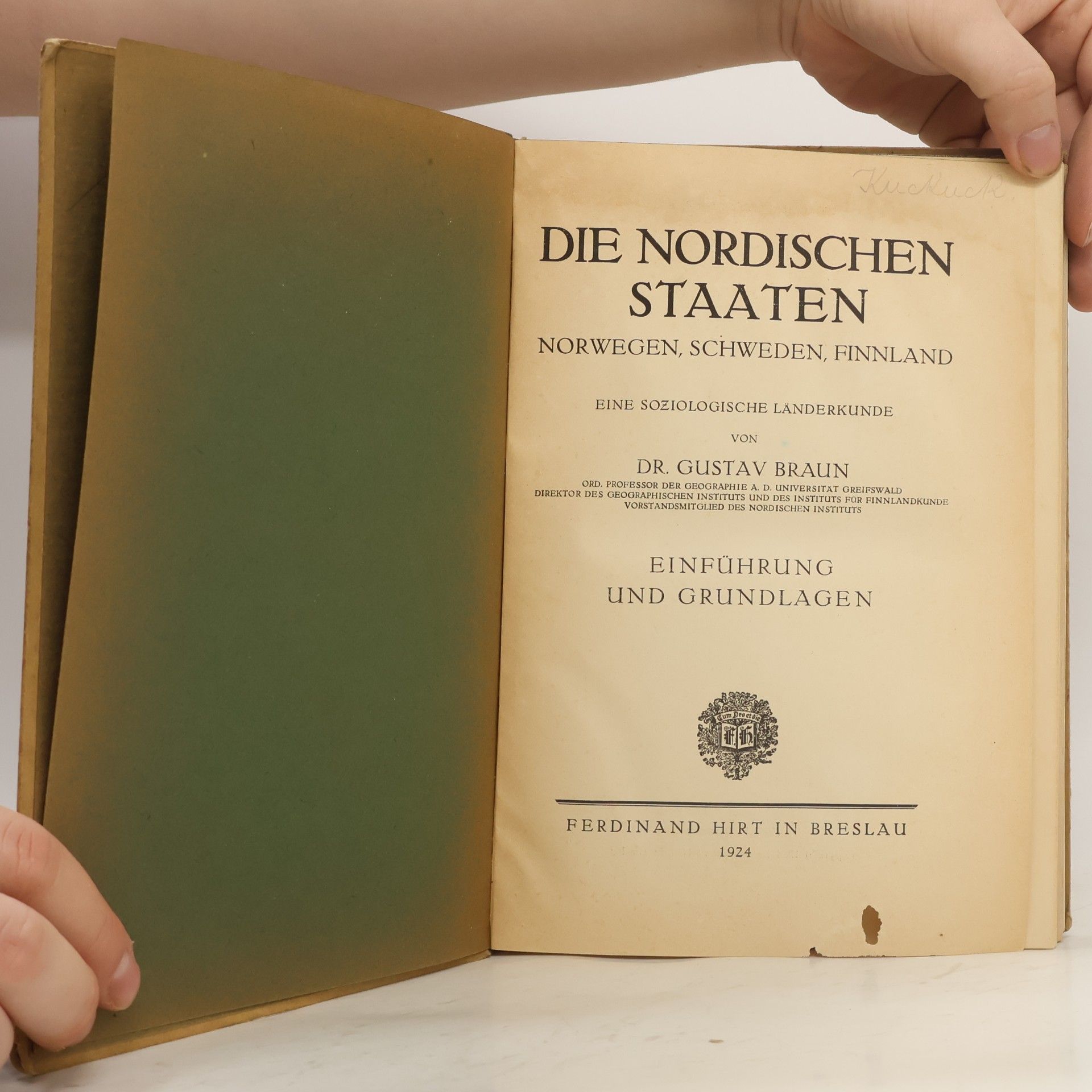 Gustav Braun Die Nordischen Staaten