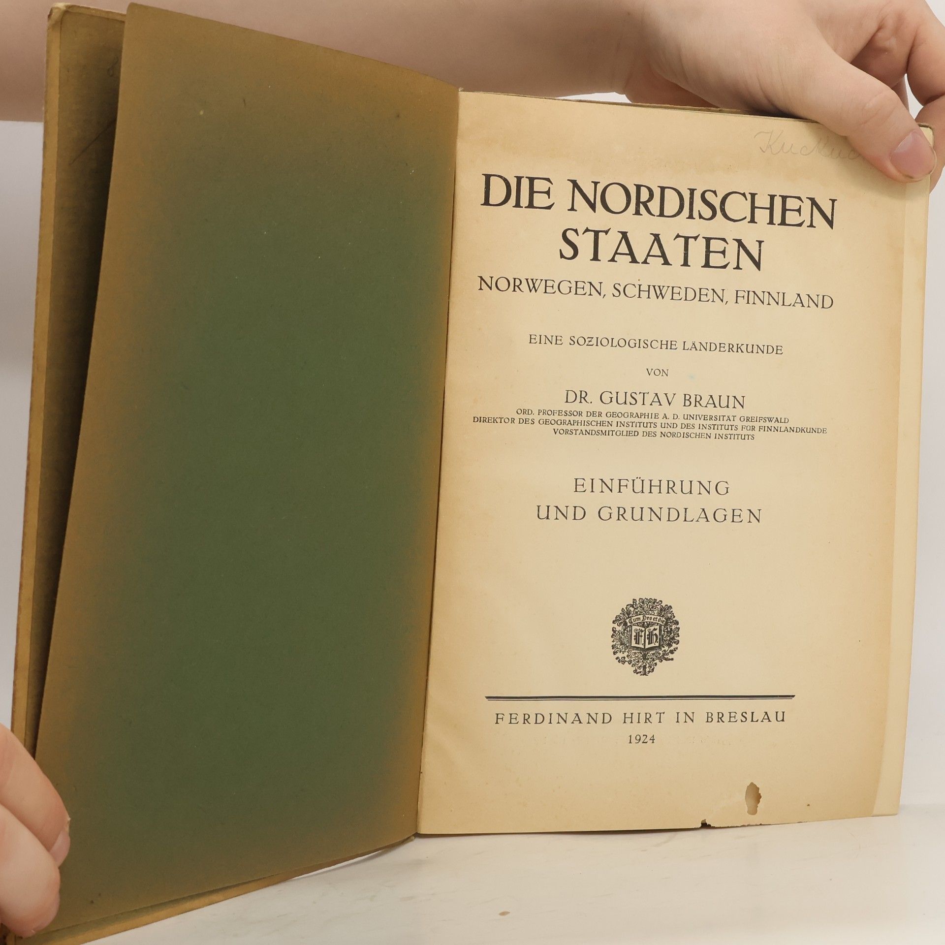 Gustav Braun Die Nordischen Staaten