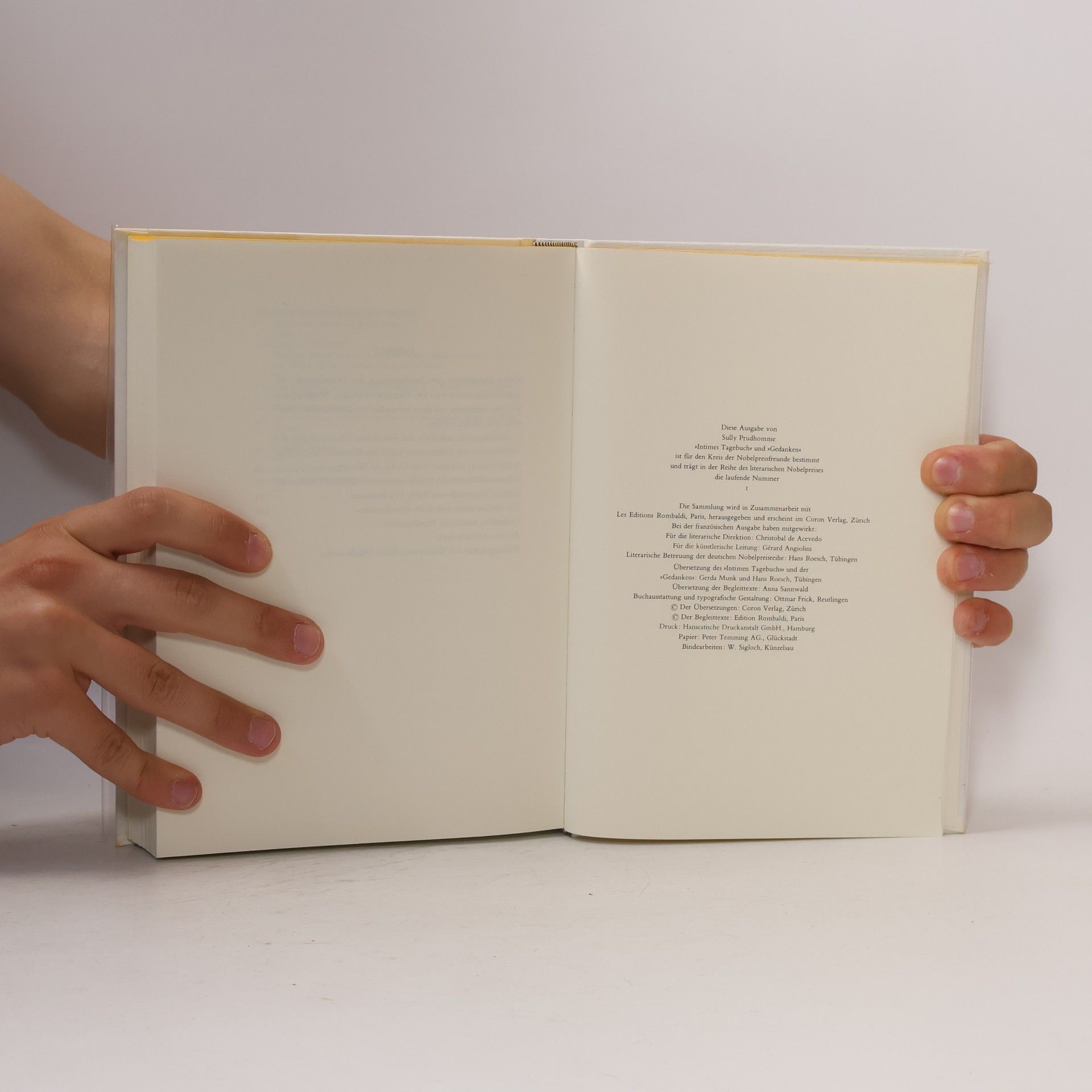 Sully Prudhomme Intimes Tagebuch